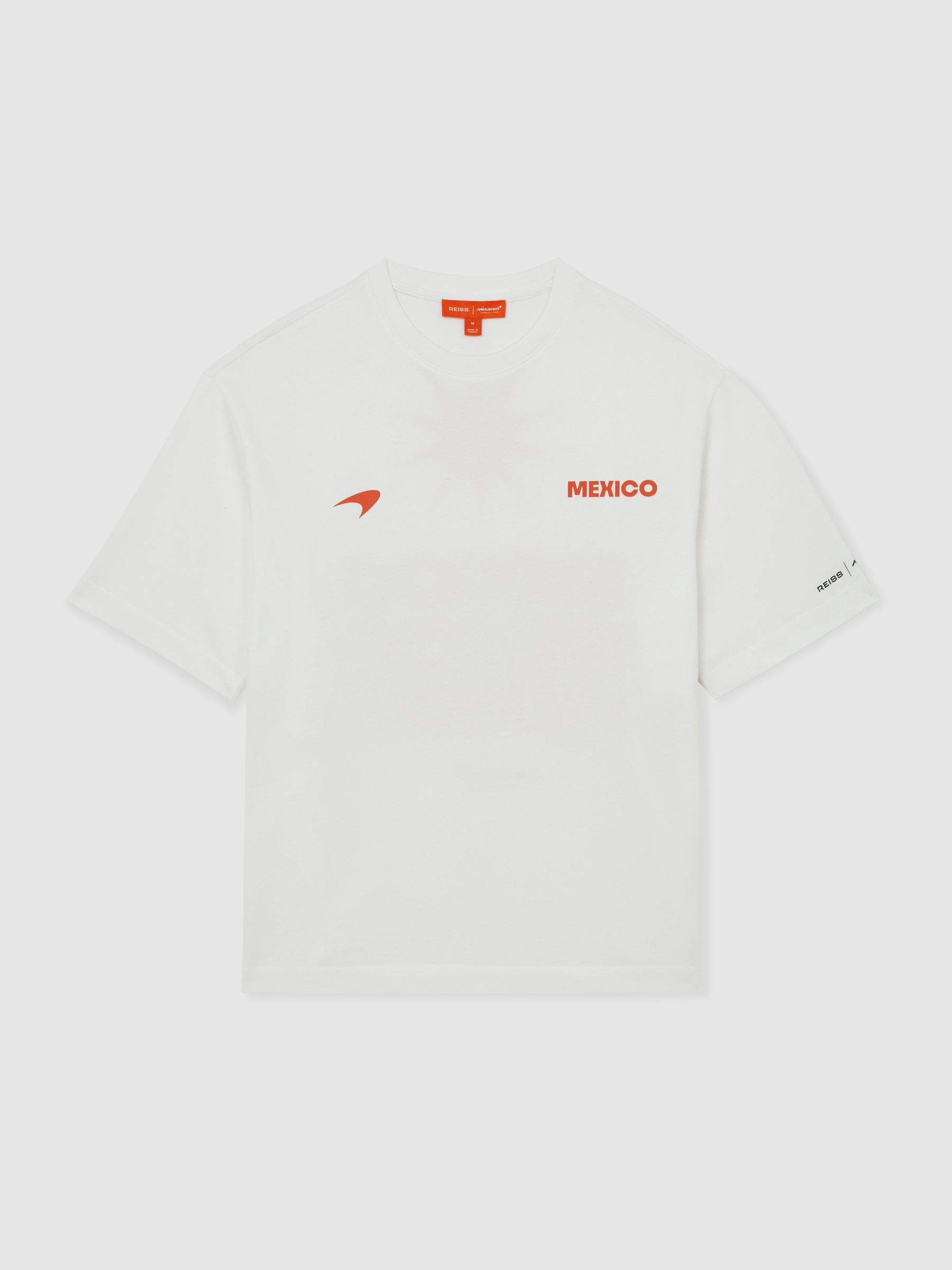 McLaren F1 Team Mexico City T-Shirt Unisex Fit in White