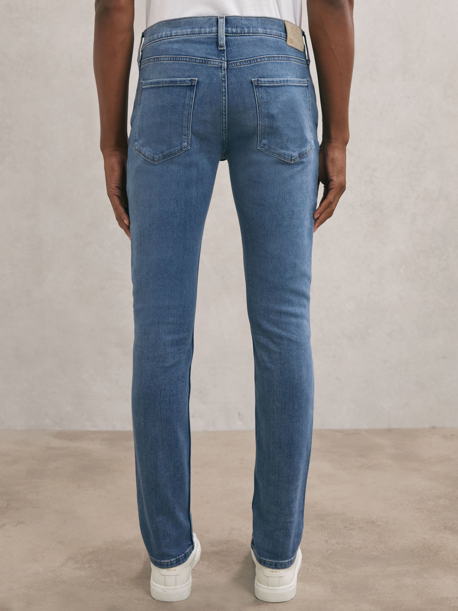 Paige Lennox Jeans in Mid Blue