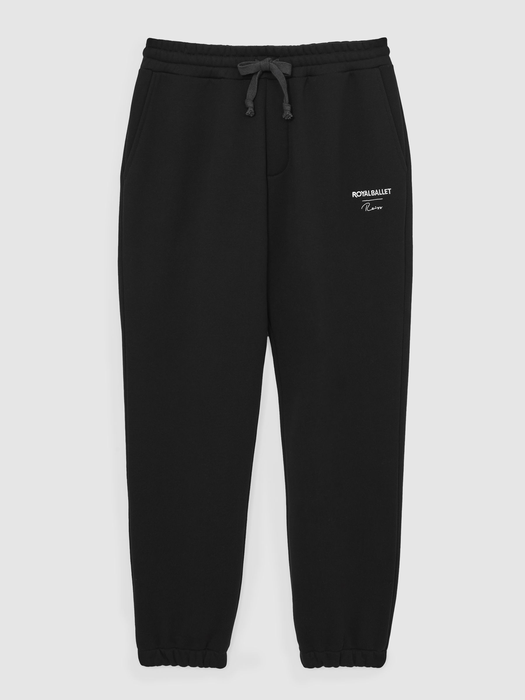 Reiss | Royal Ballet Cuffed Joggers in Washed Black
