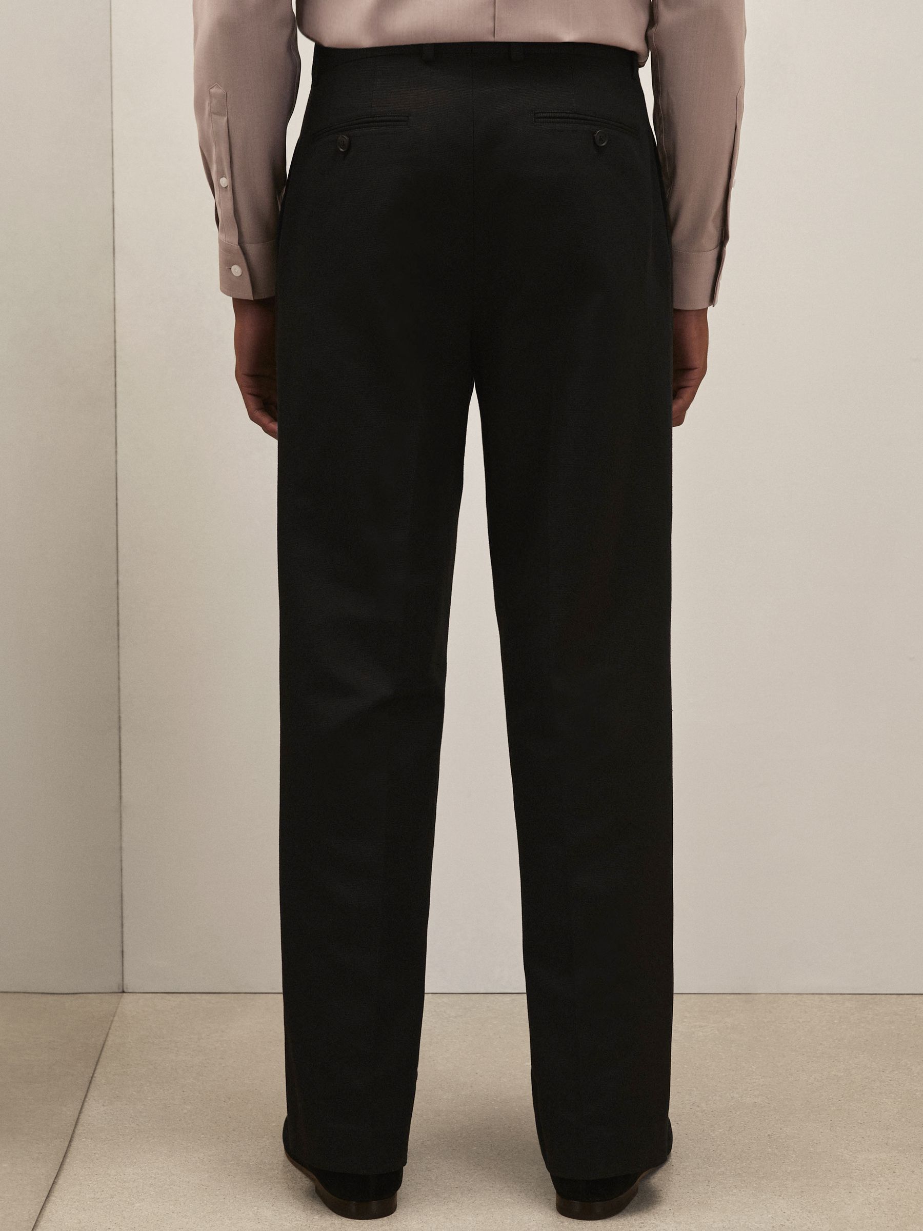 Reiss | Royal Ballet Wide Trousers in Black