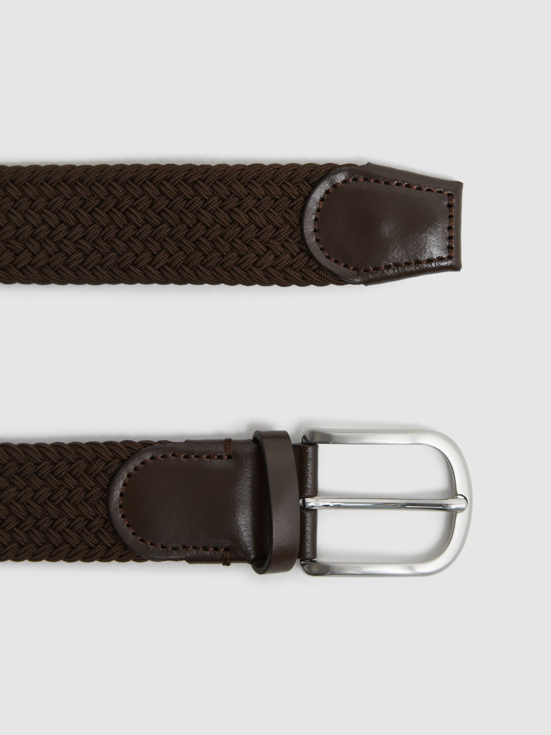 Woven Belt in Dark Brown