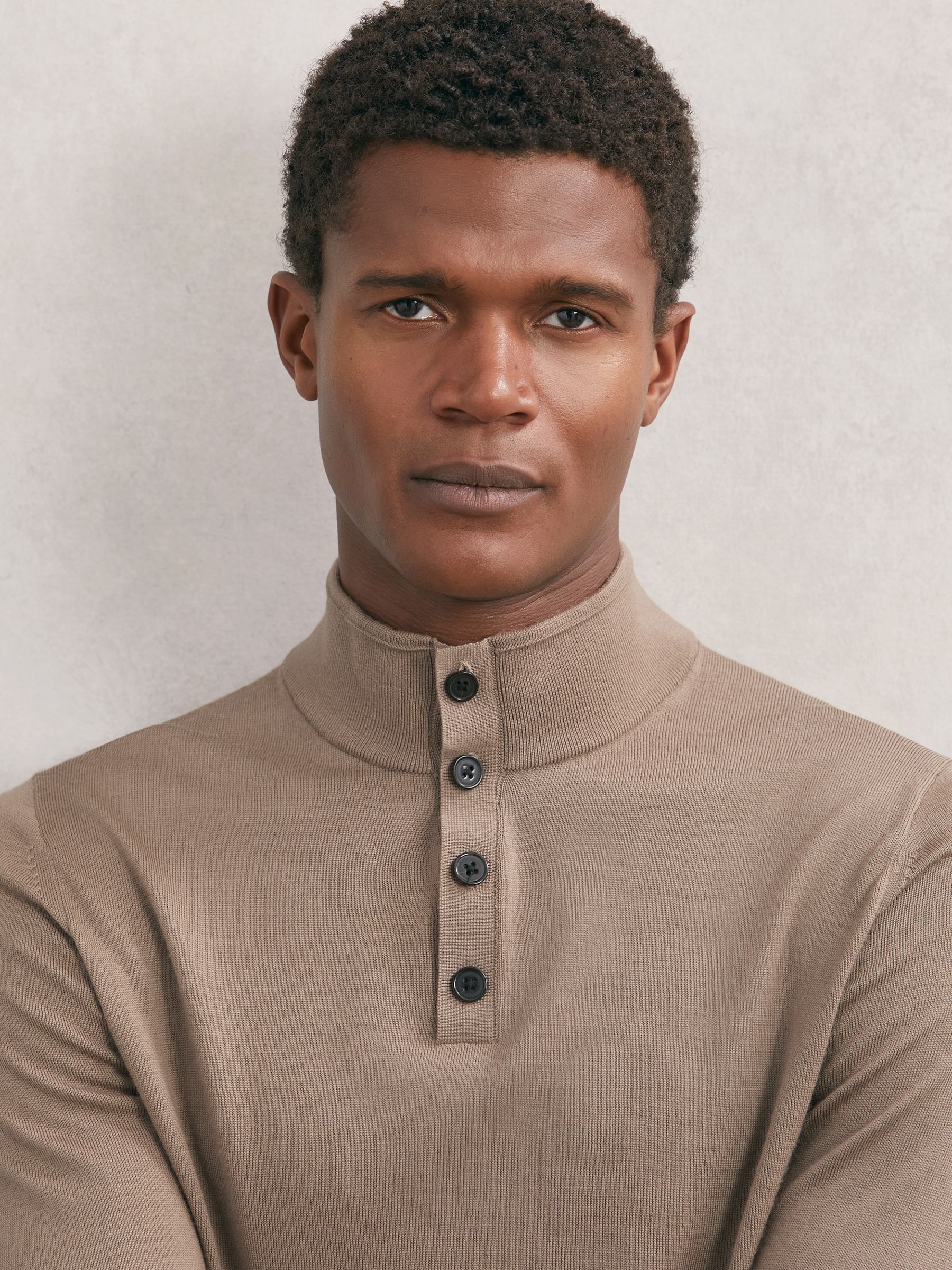 Jumper in Camel Brown