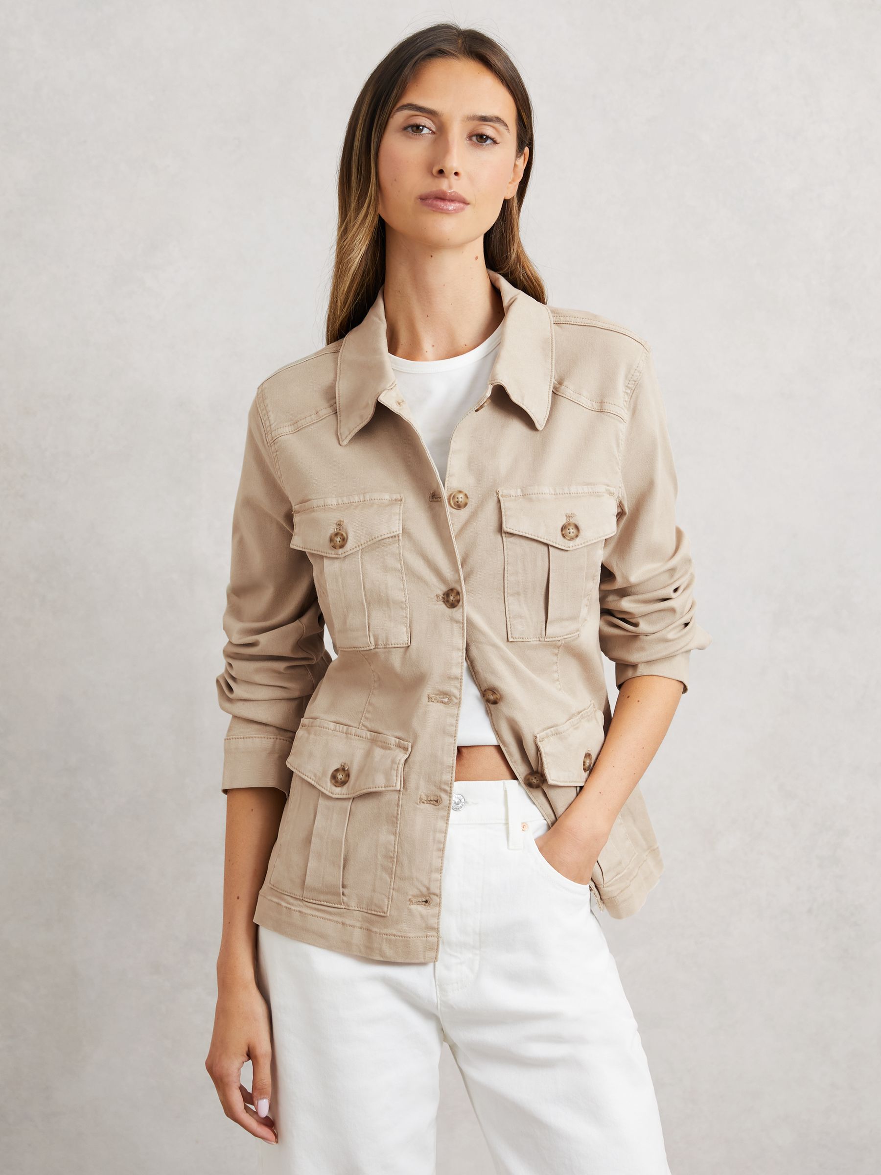 Paige Stacey Jacket in Stone Neutral