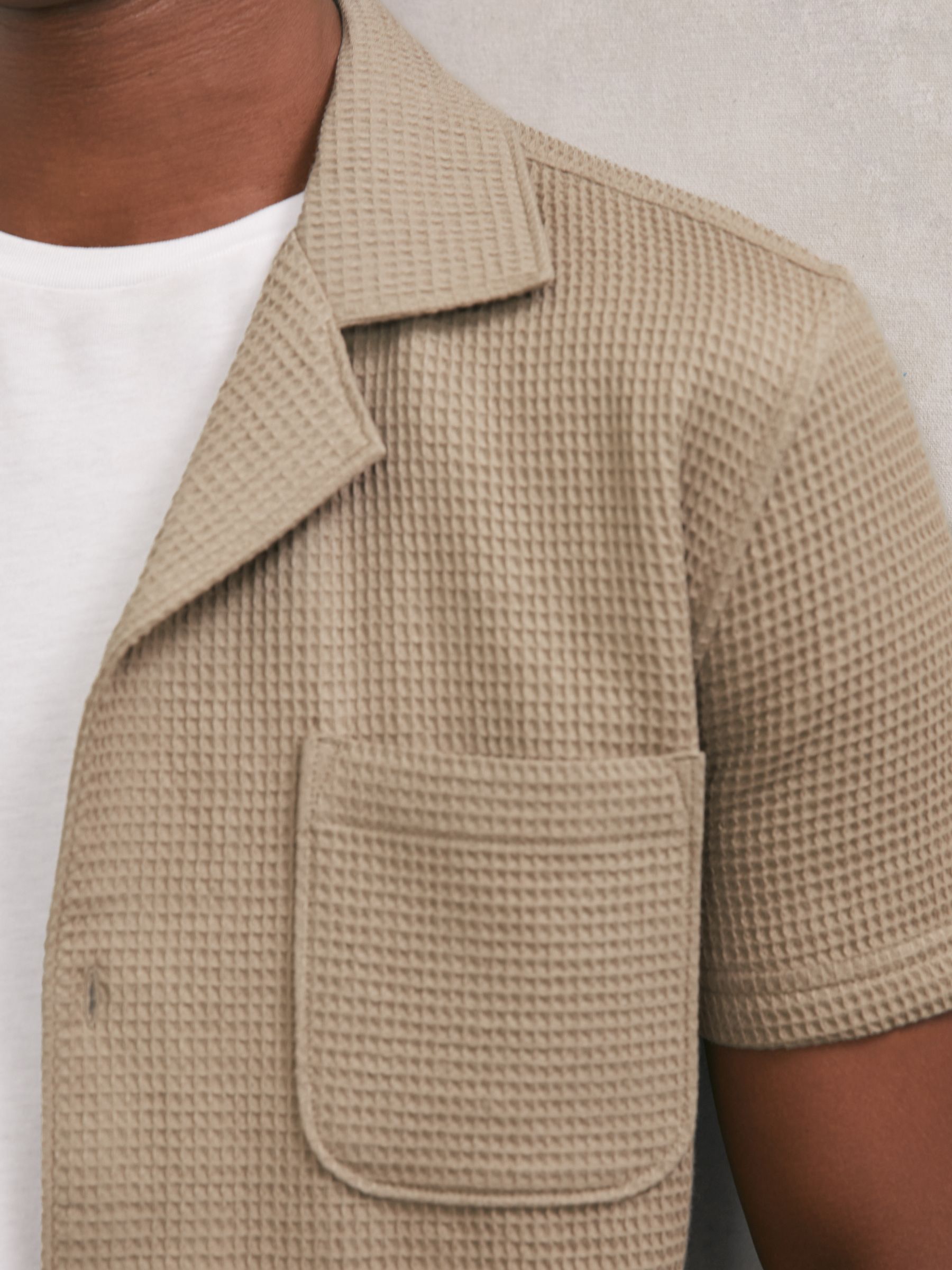 Paige Agoura Shirt in Light Brown