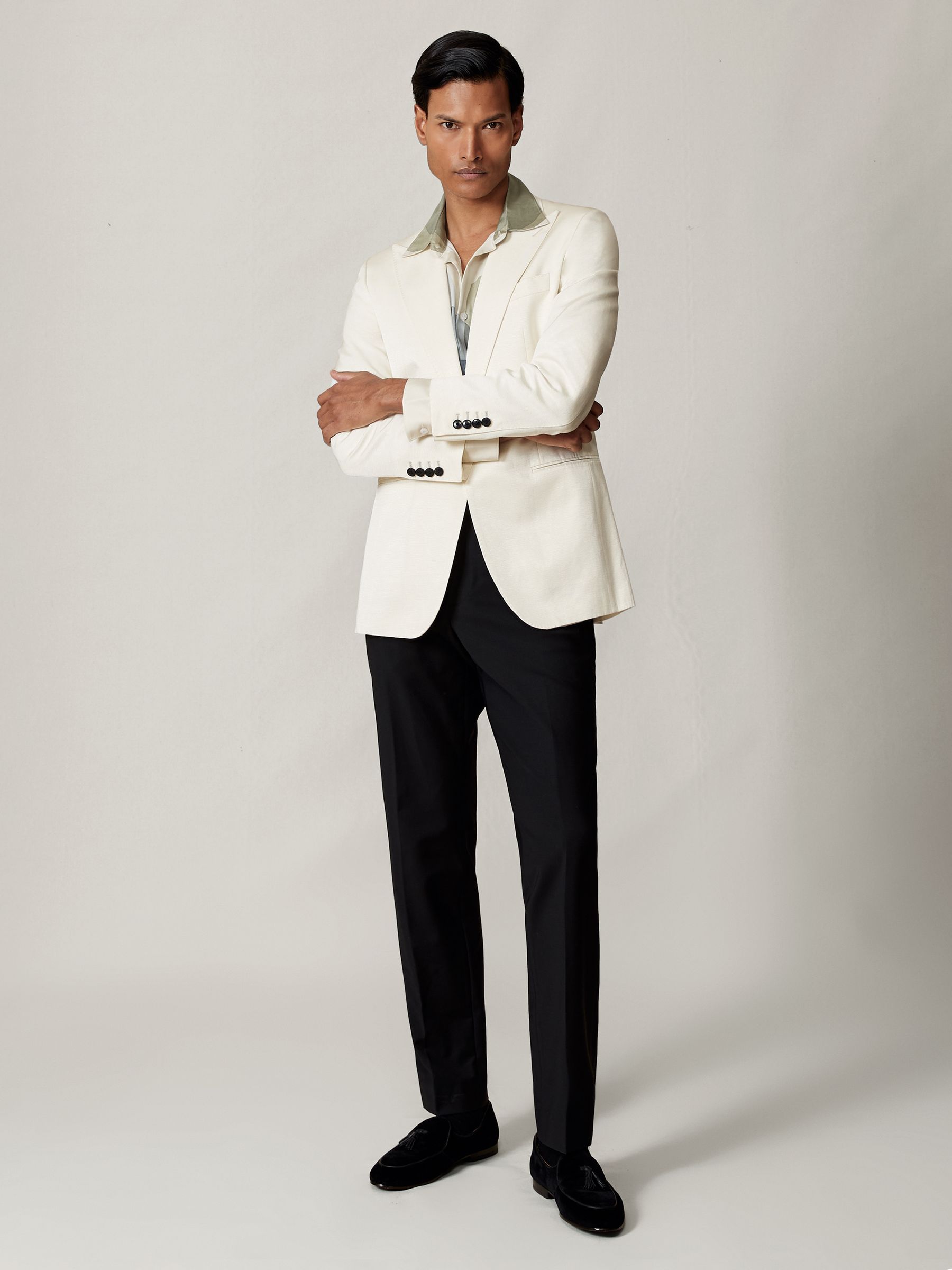 Abstract-Print Long-Sleeve Shirt in Multi