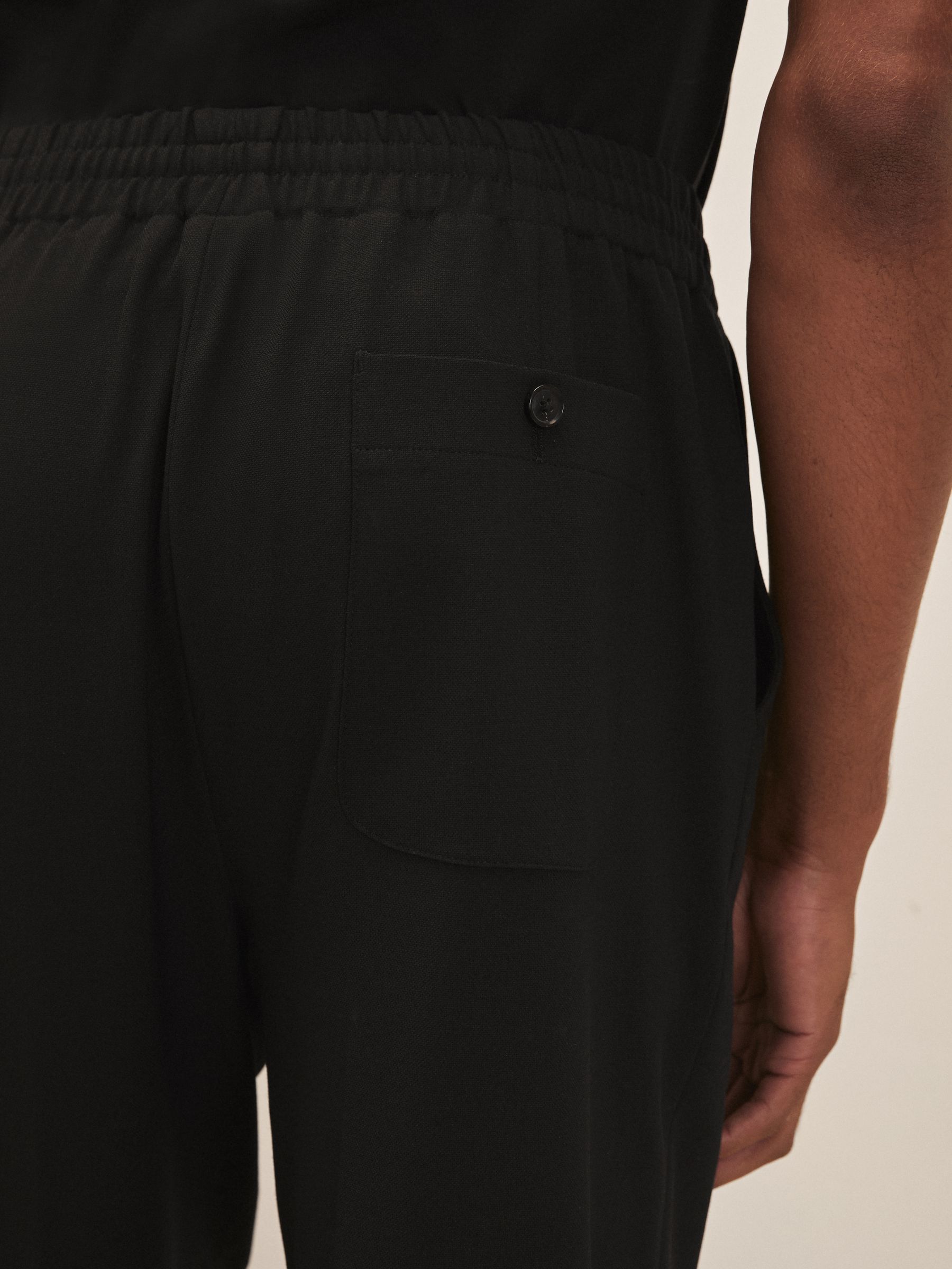 Reiss | Royal Ballet Wide-Leg Trousers in Black