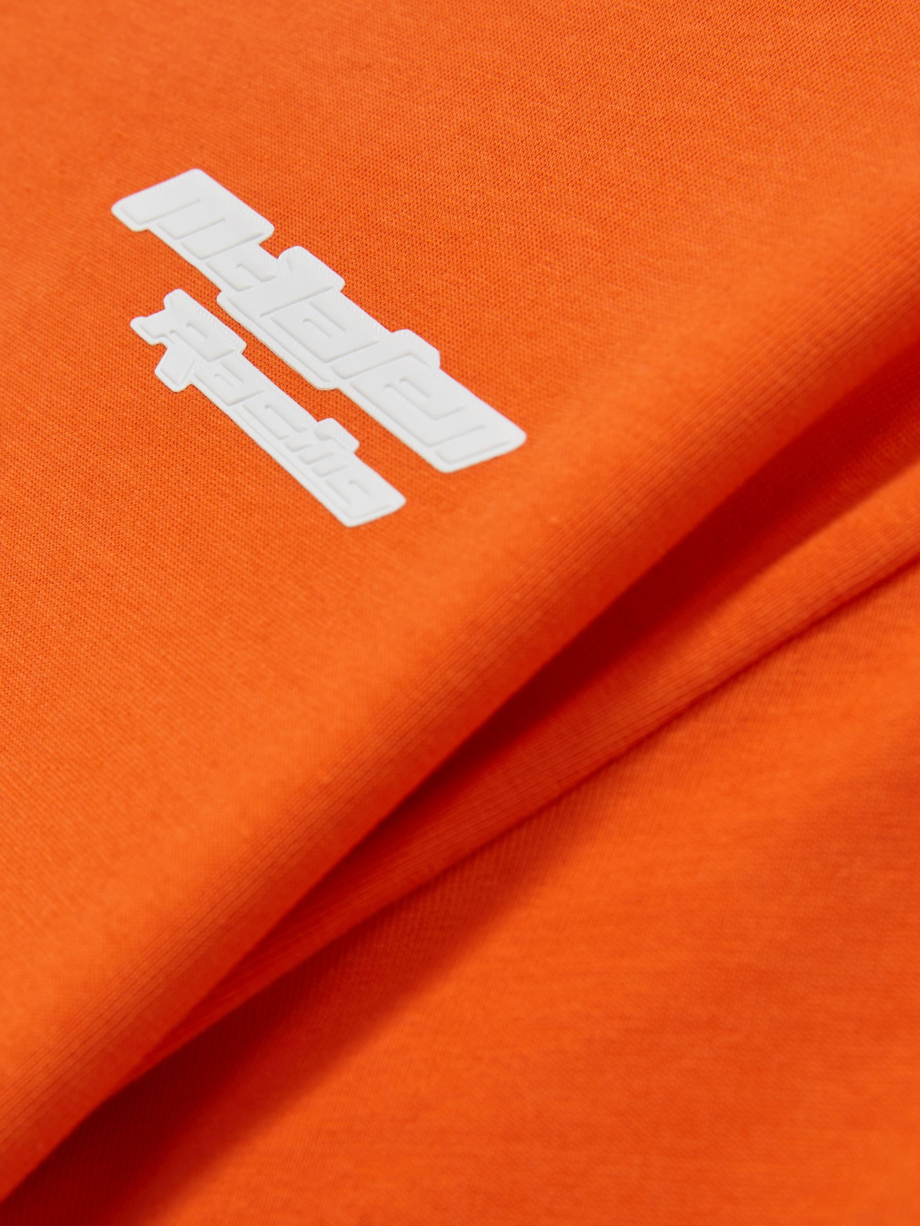 McLaren F1 Team Oversize Unisex Fit Logo T-Shirt in Papaya Orange