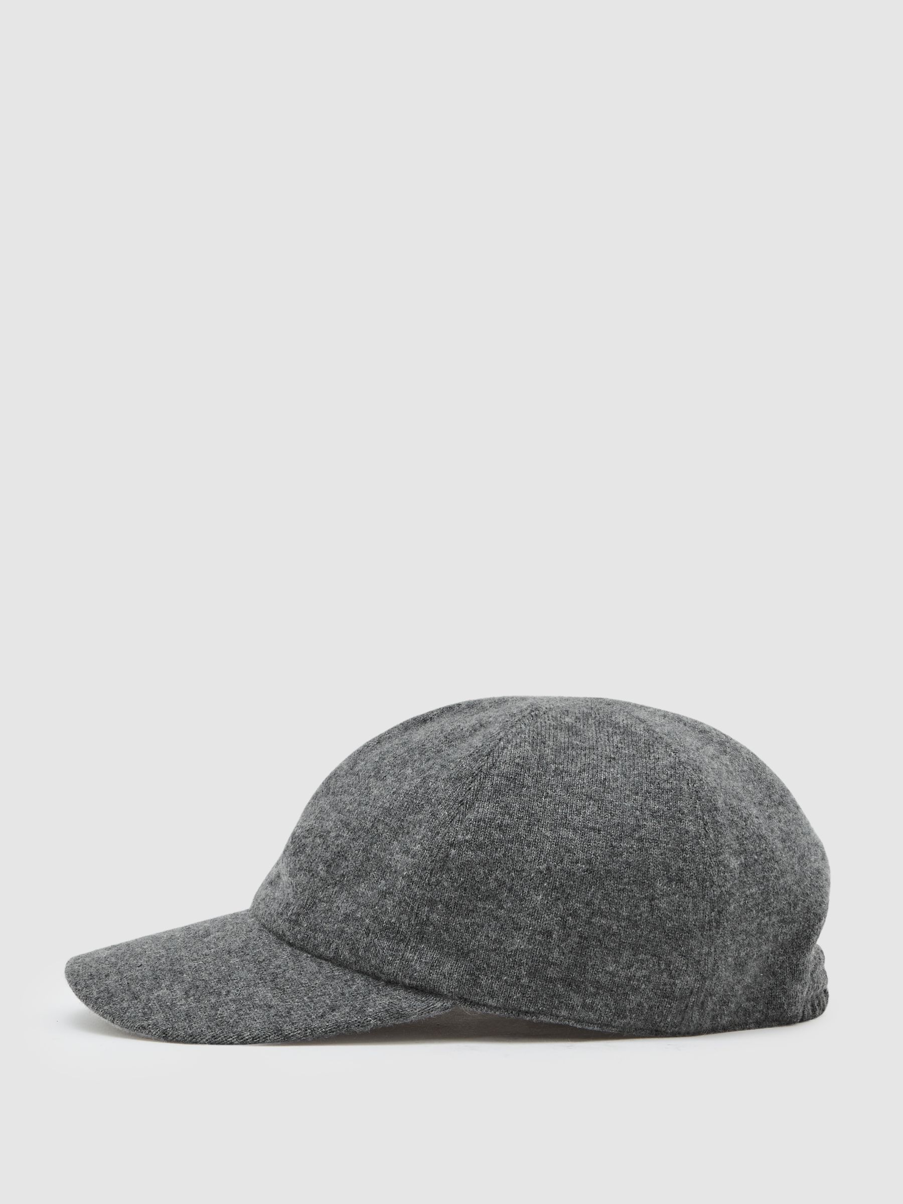 Atelier 100% Cashmere Cap in Mid Grey
