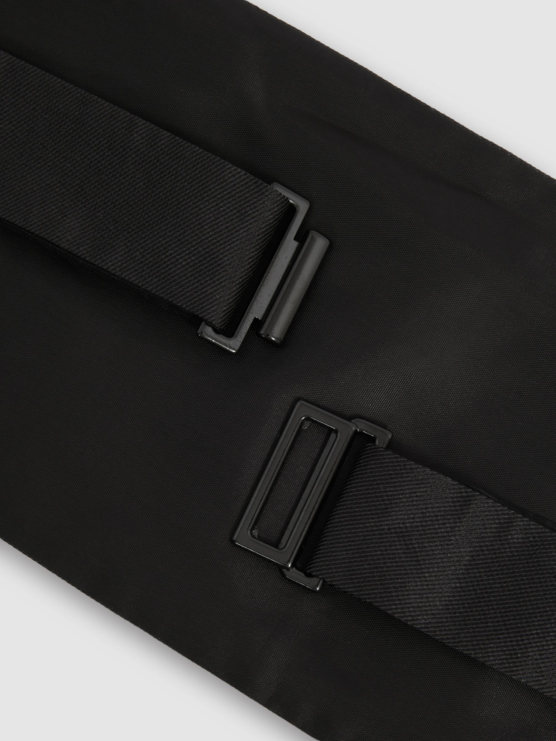Silk Grosgrain Cummerbund in Black