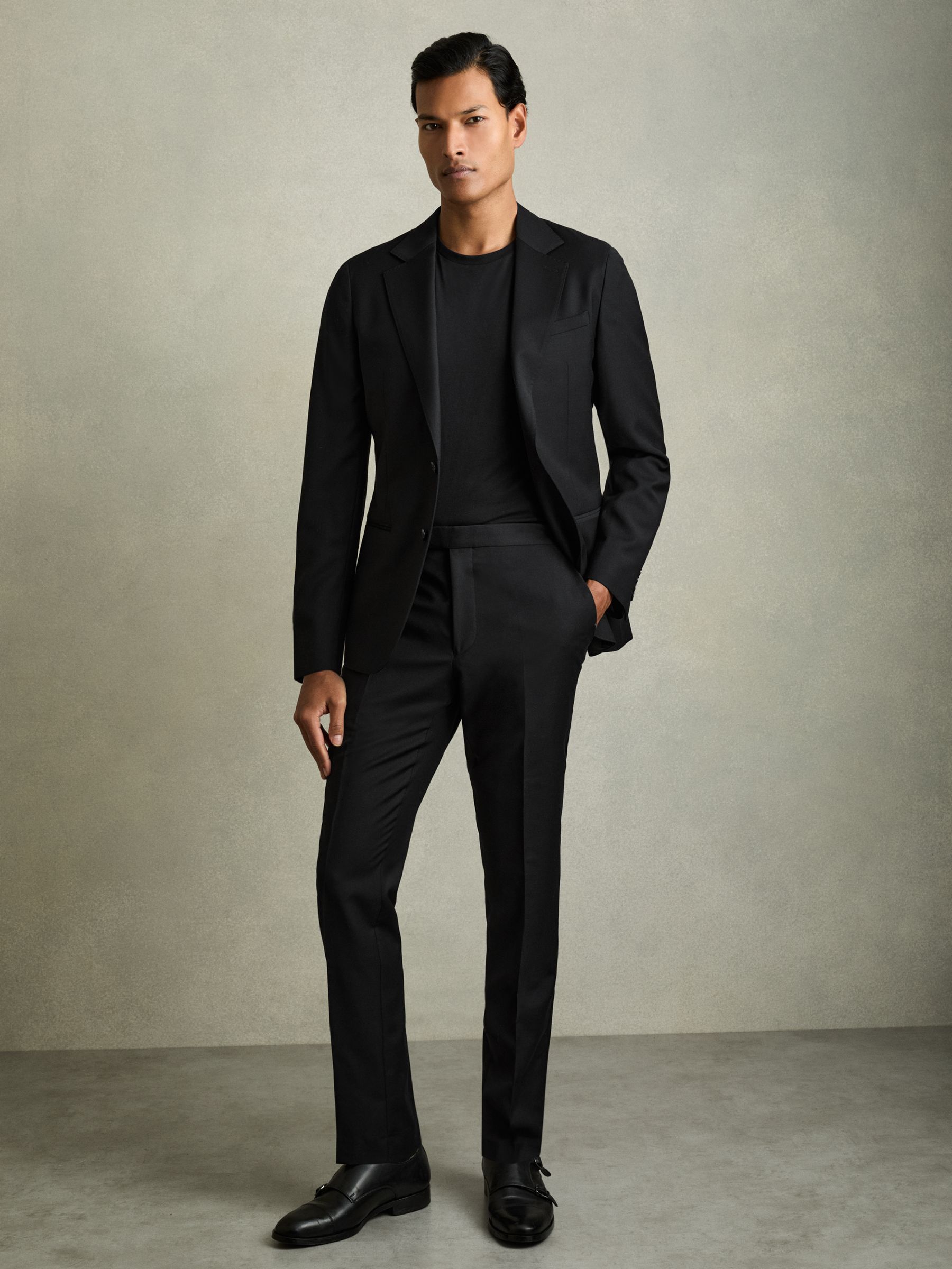 Cotton Crew Neck T-Shirt in Black