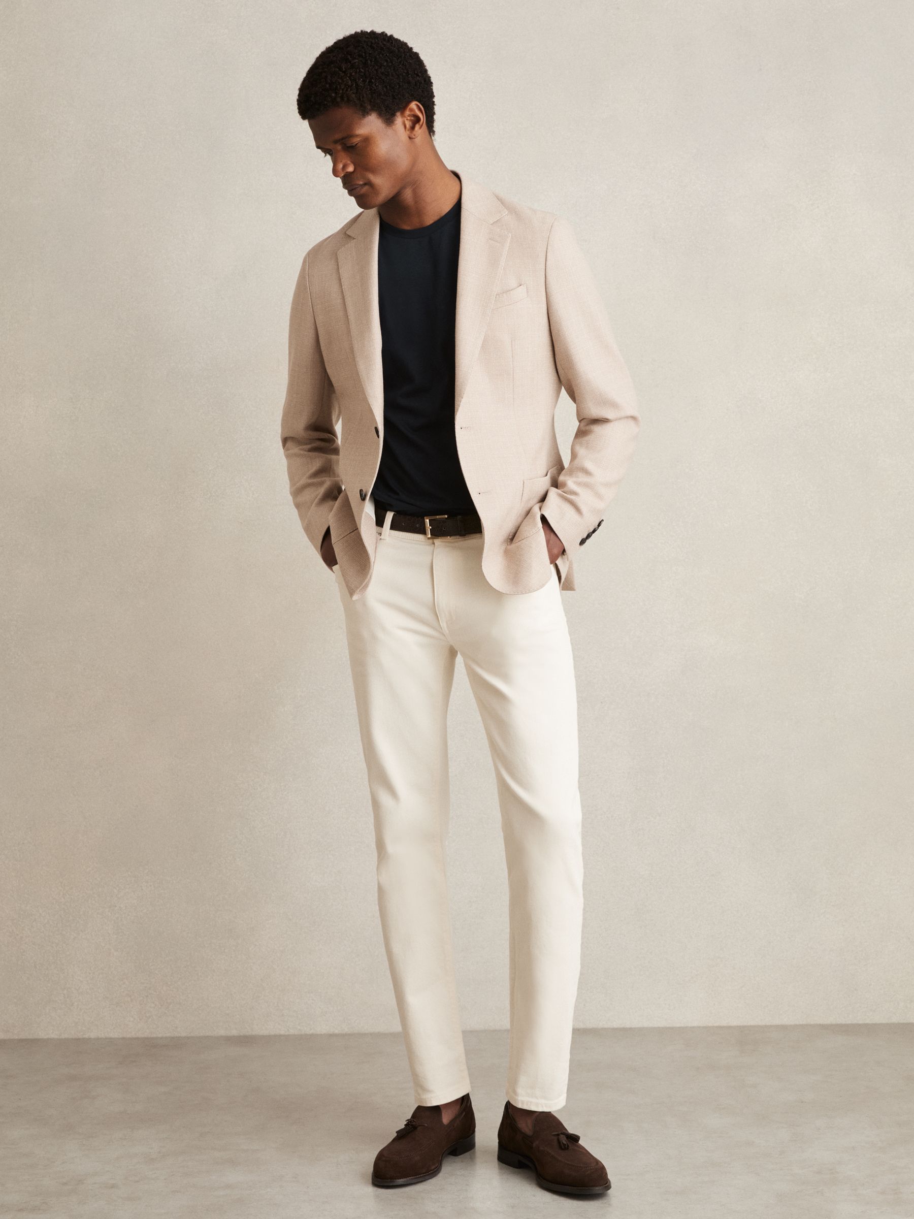 Cotton-Jersey Crew-Neck T-shirts 3 Pack in Navy