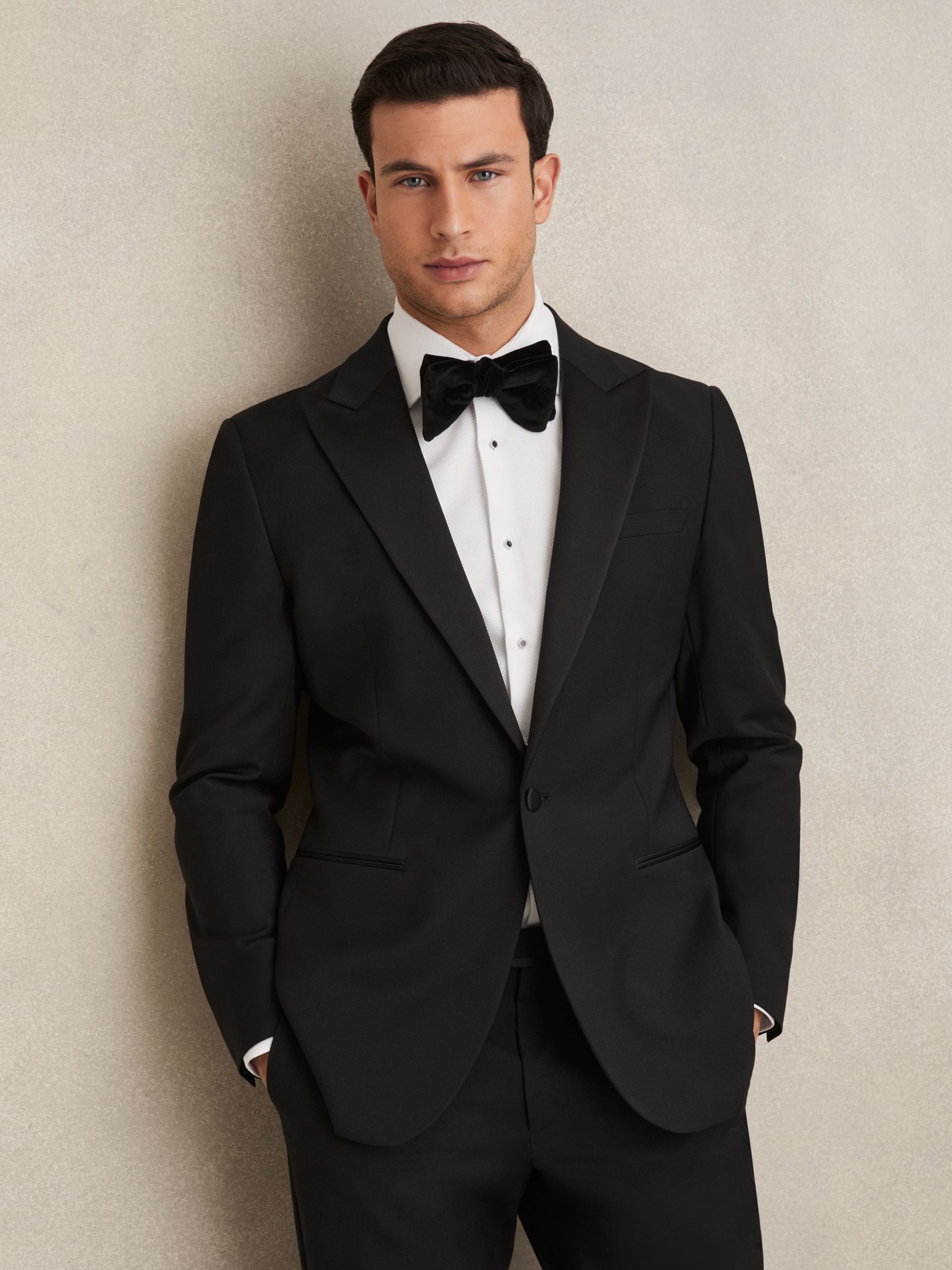 Slim Fit Cotton Dinner Shirt in White