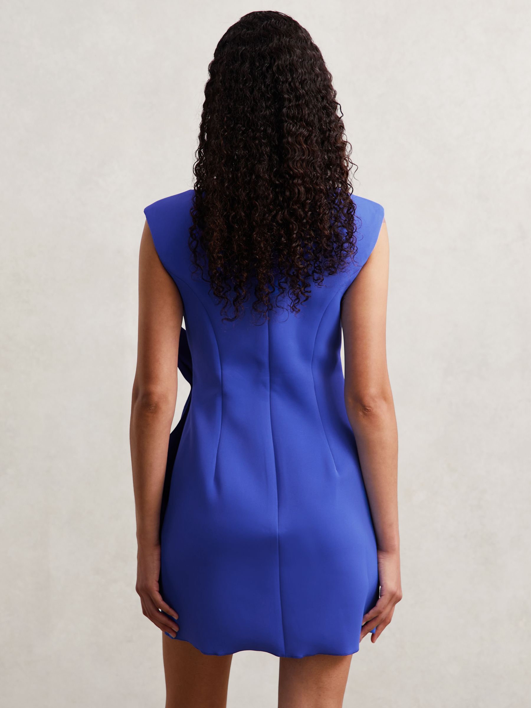 Acler Lamberton Mini Dress in Blue
