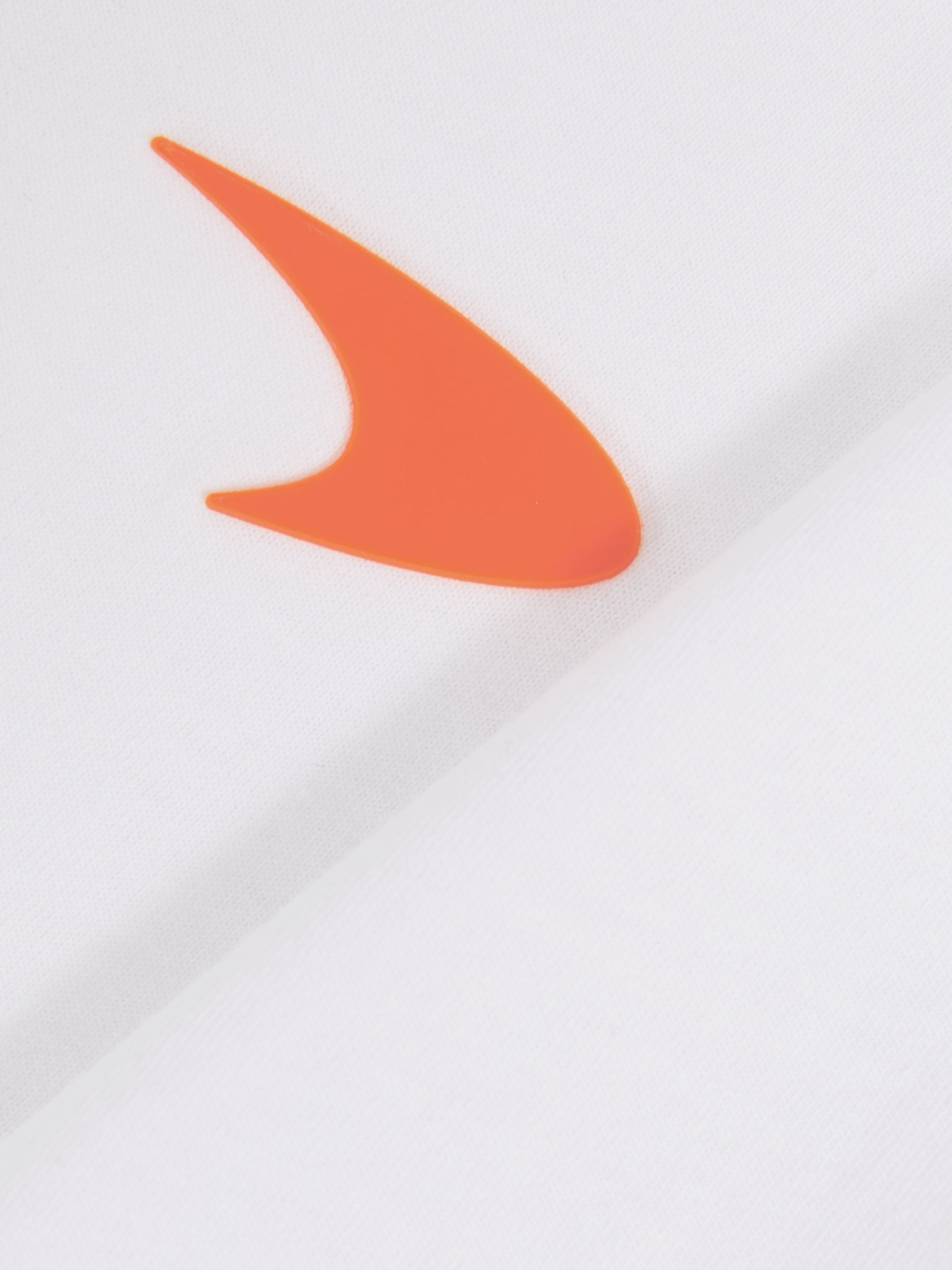 McLaren F1 Team Cotton Polo Shirt in White