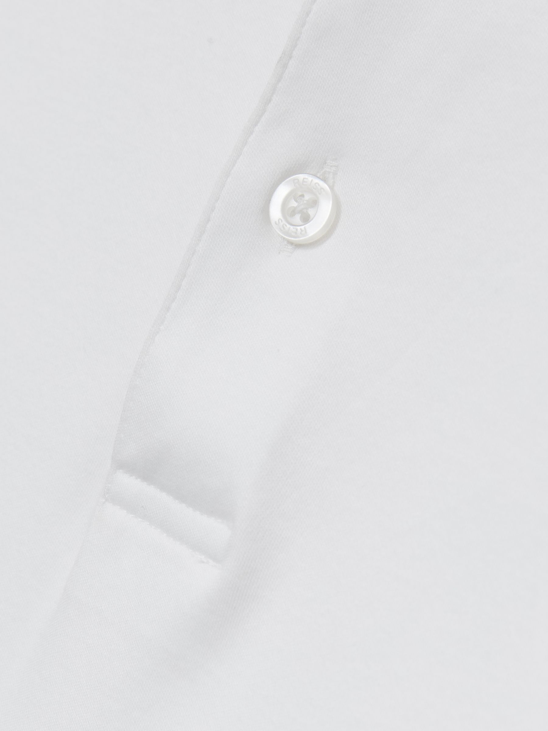 Air-Water Cotton Polo Shirt in White