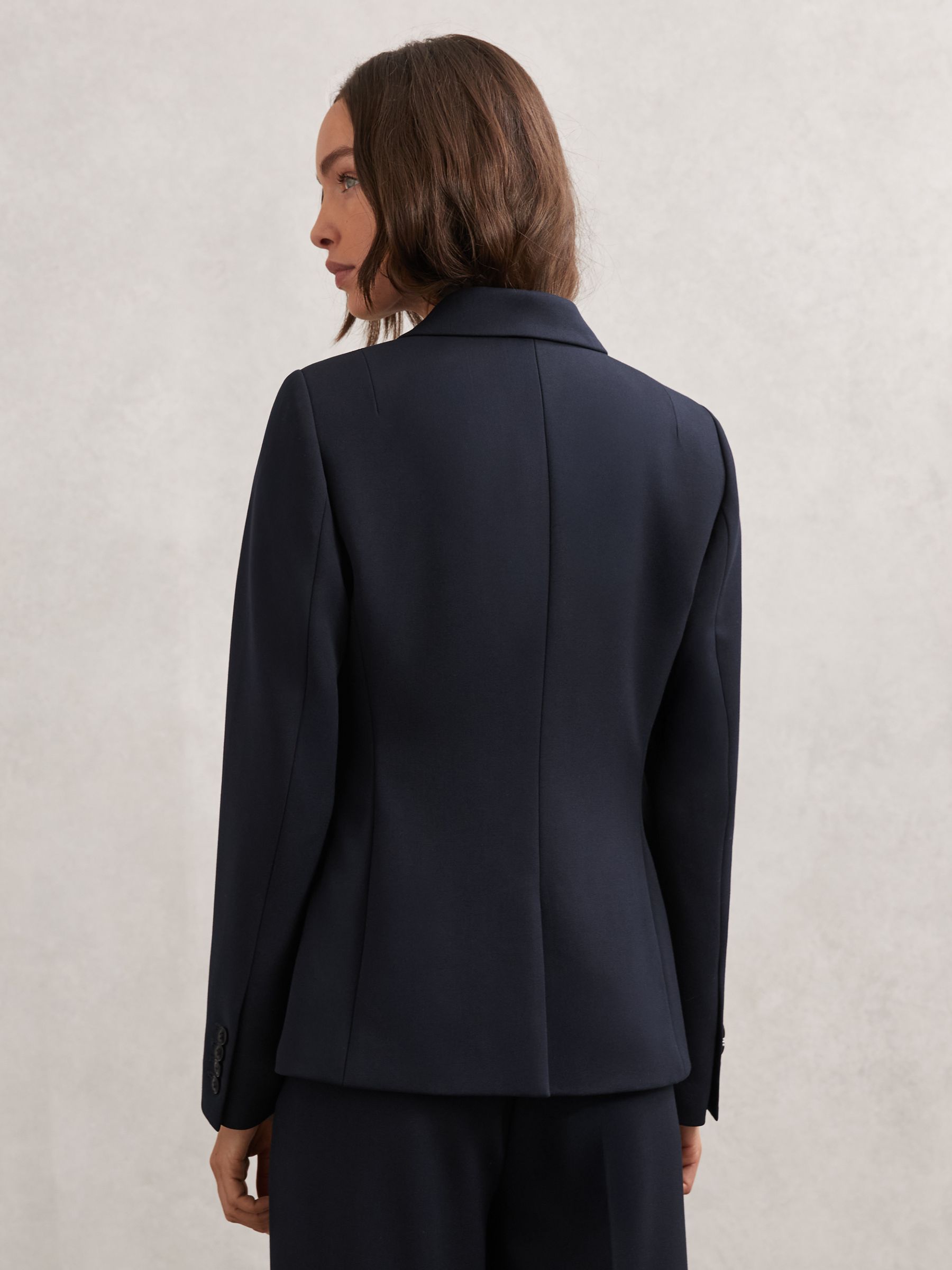 Double-Breasted Suit Blazer in Navy