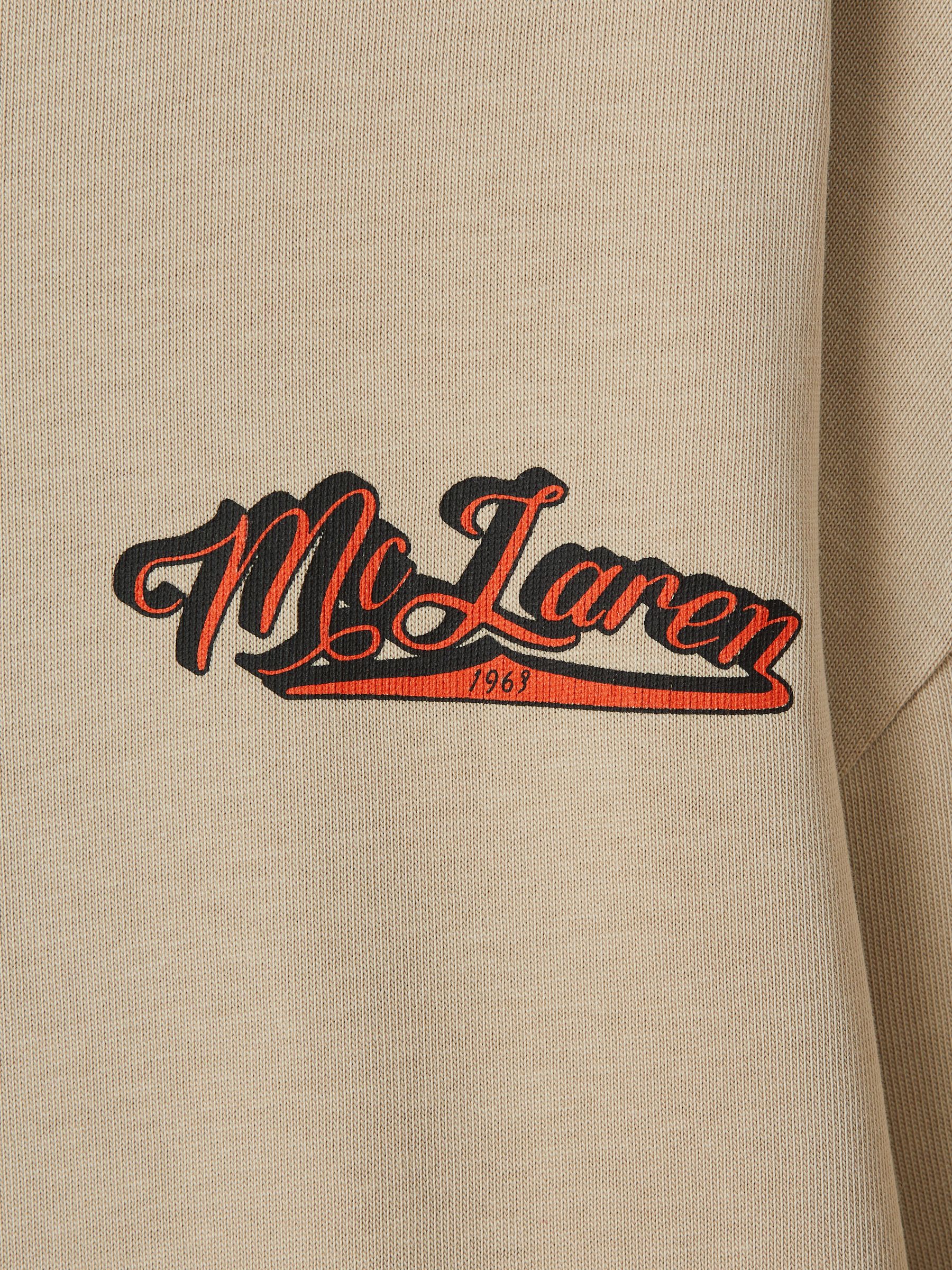 McLaren F1 Crew Neck Tour T-Shirt in Taupe