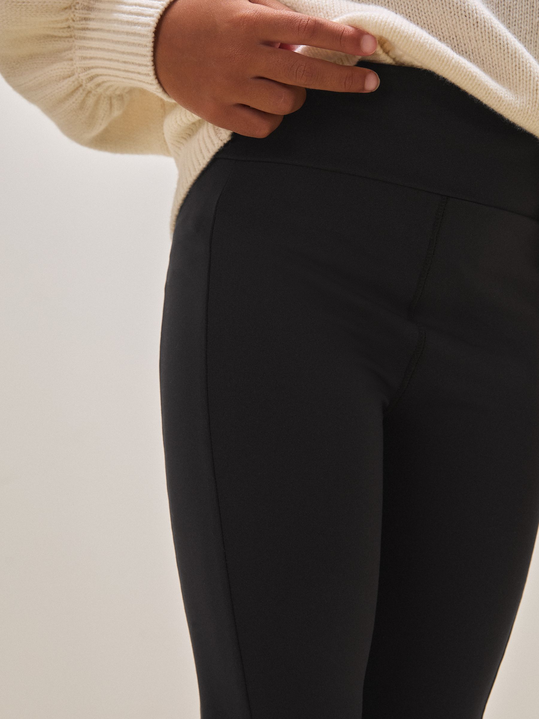 9-13 yrs Reiss | Royal Ballet Panel Leggings in Black