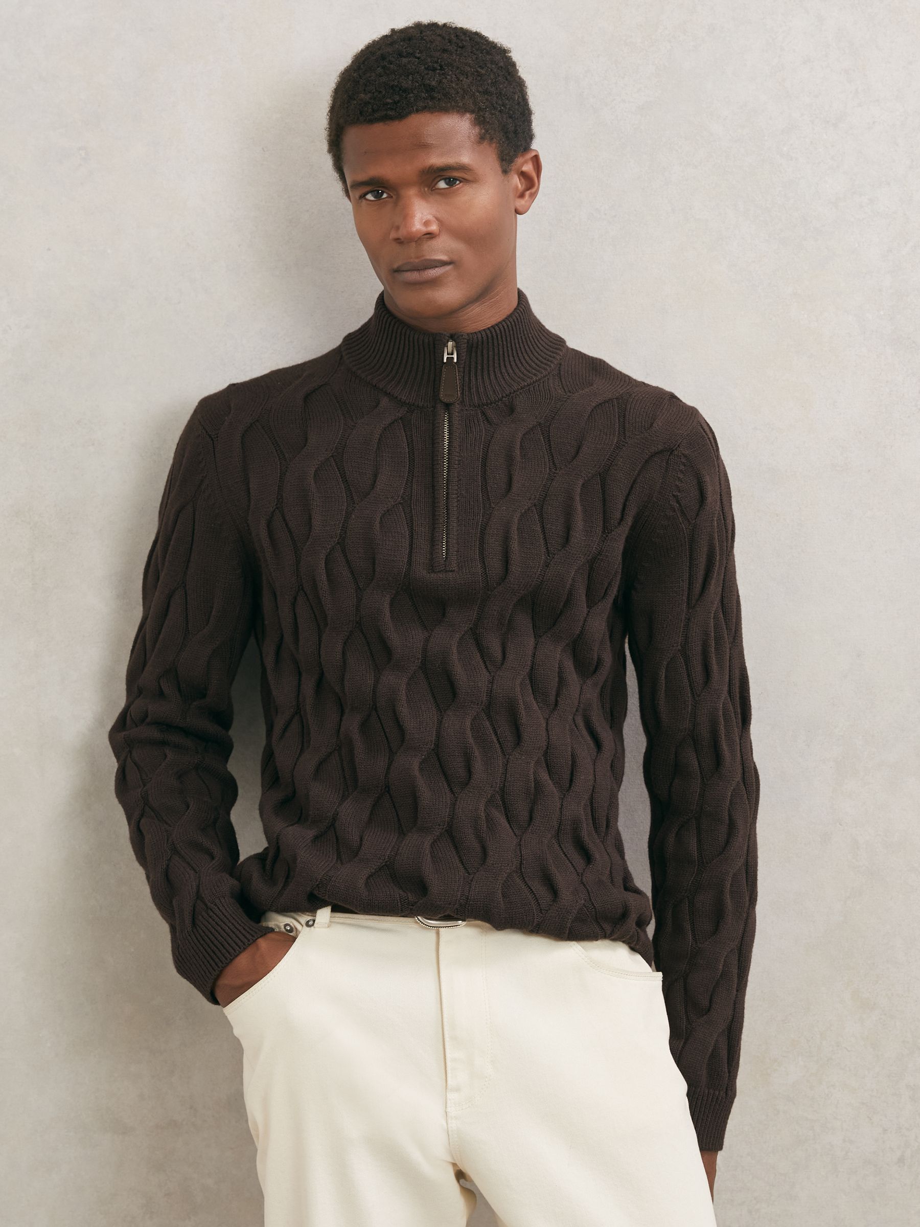 Jumper in Chocolate Brown