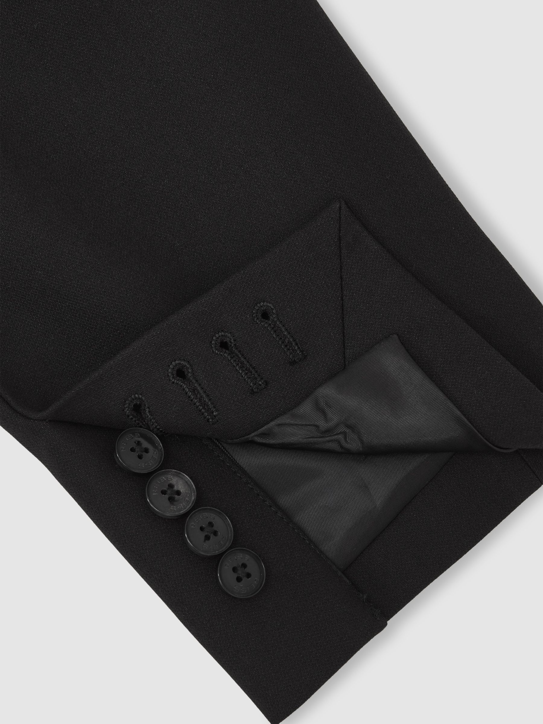 Monogram Relaxed Single-Breasted Blazer in Black