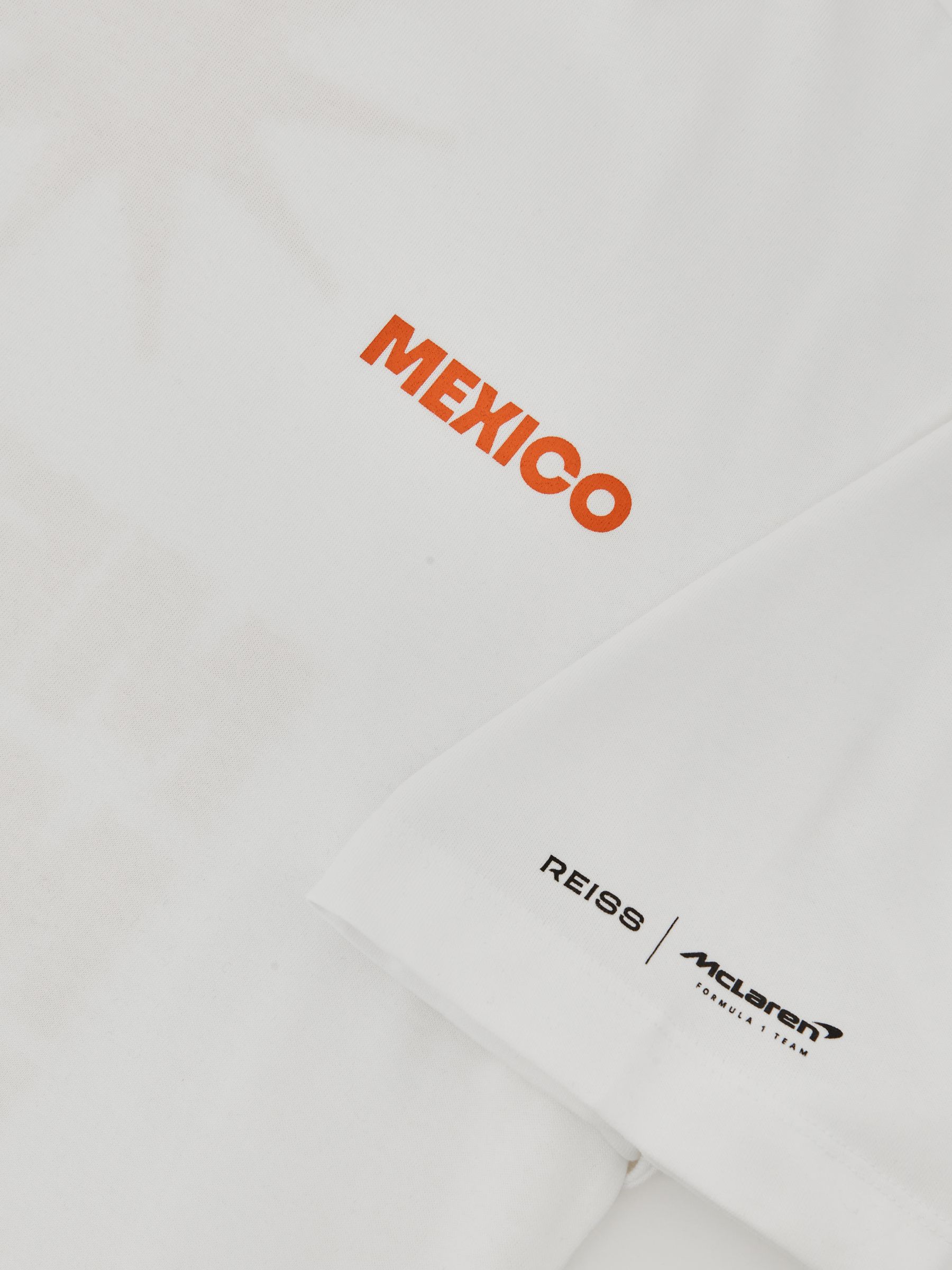 McLaren F1 Team Mexico City T-Shirt Unisex Fit in White