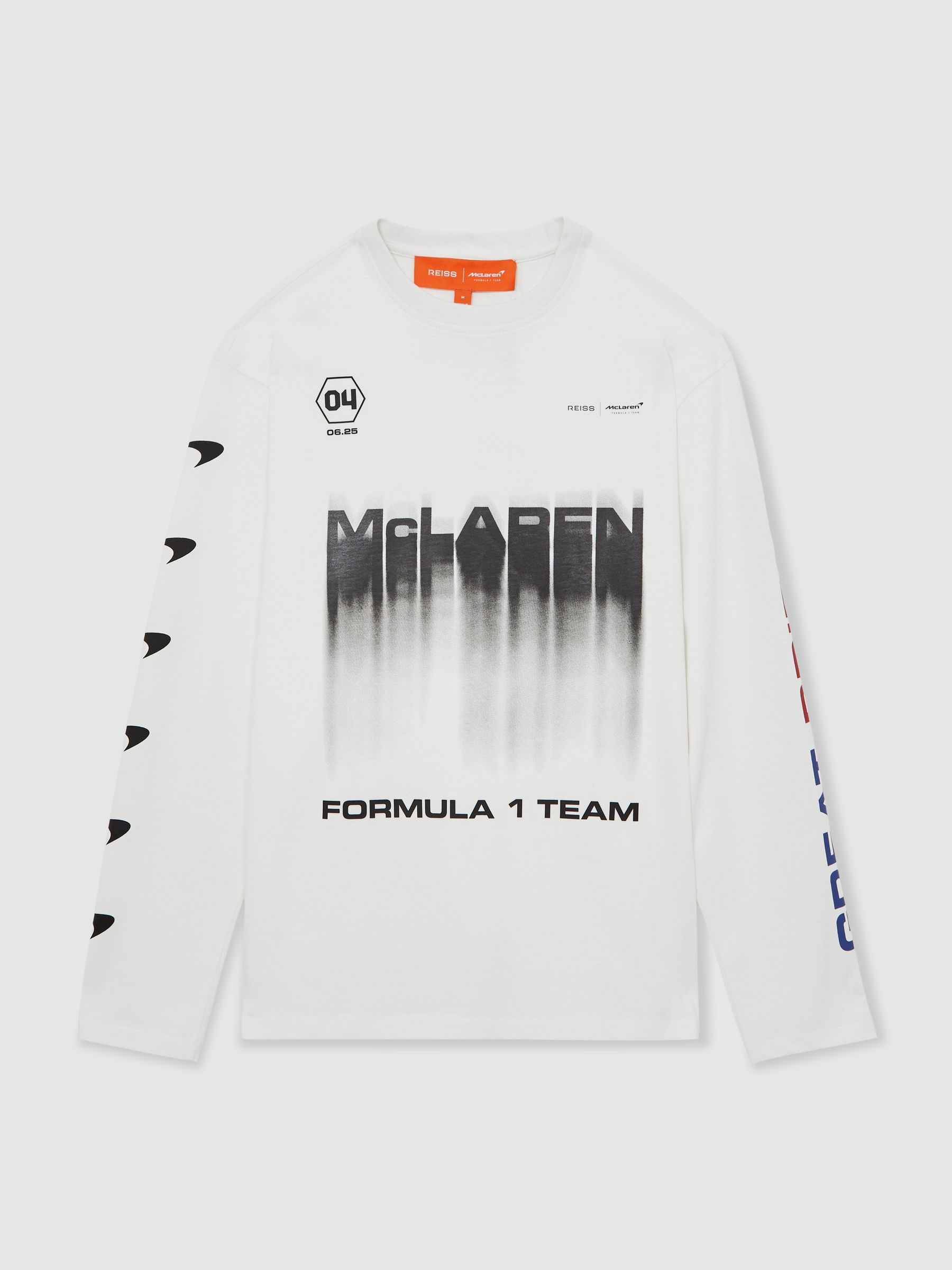 McLaren F1 Team British GP T-Shirt Unisex Fit in White