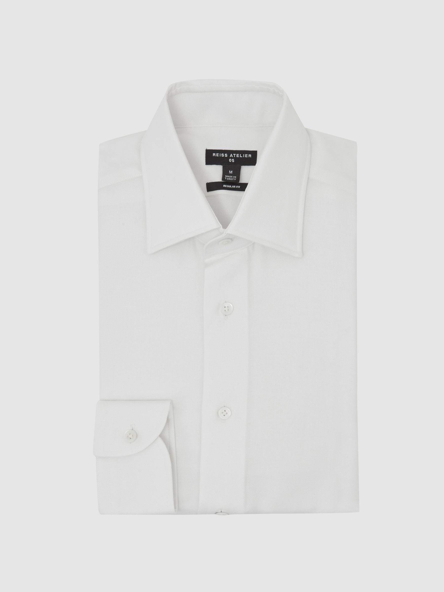 Atelier Wool Regular-Fit Shirt in White