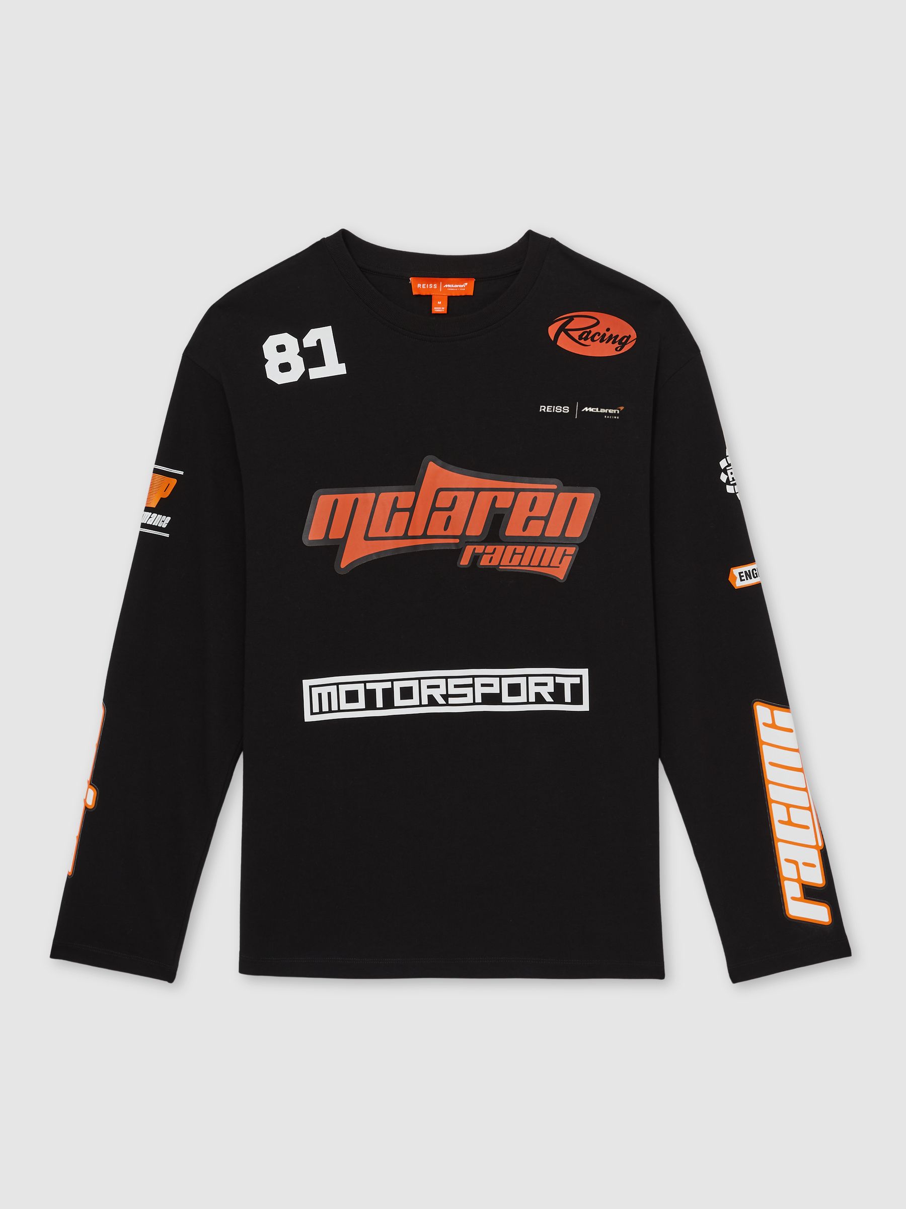 McLaren F1 Team Cotton Logo T-Shirt Unisex Fit in White