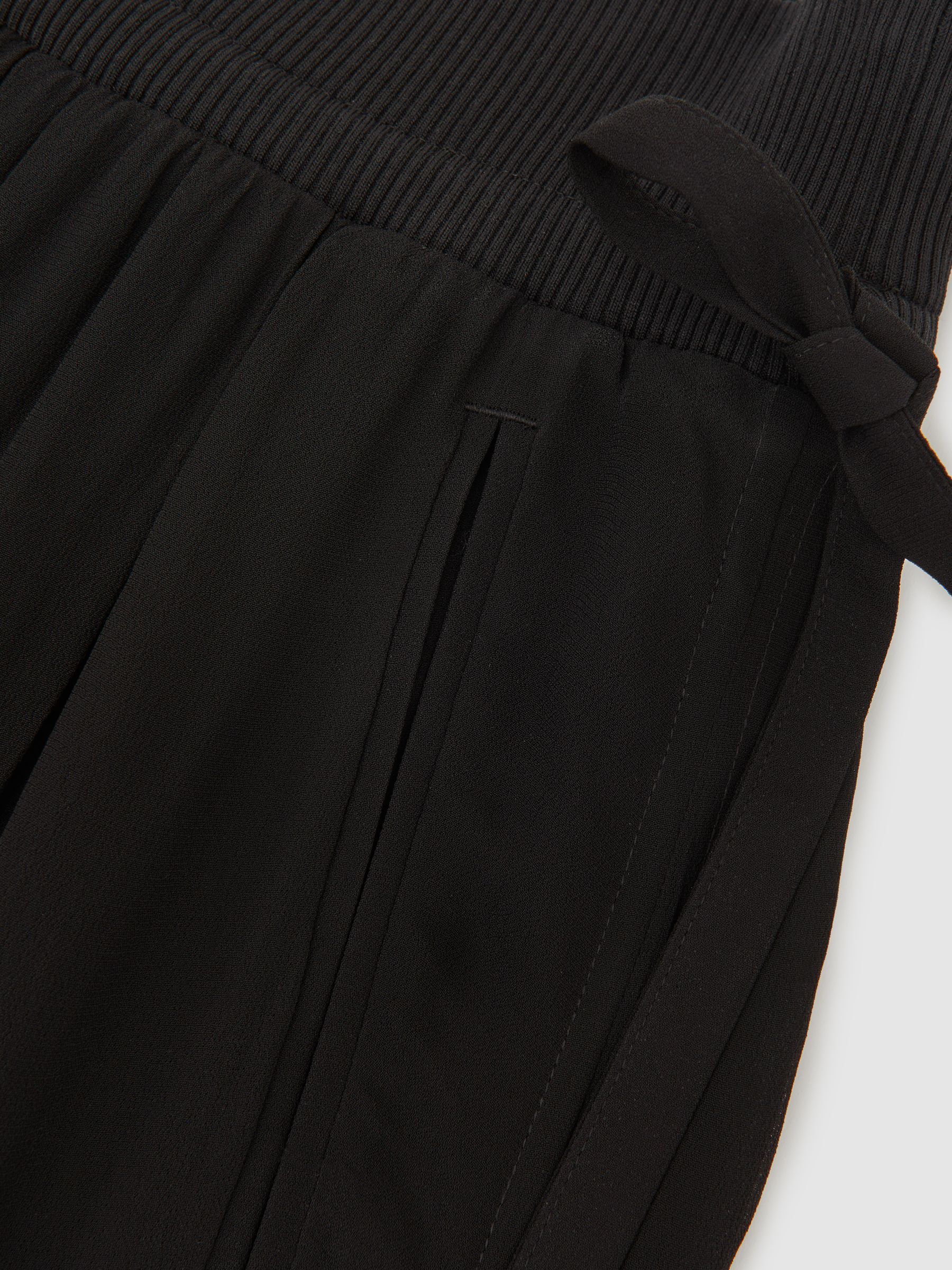 Reiss | Royal Ballet Chiffon Trousers in Black