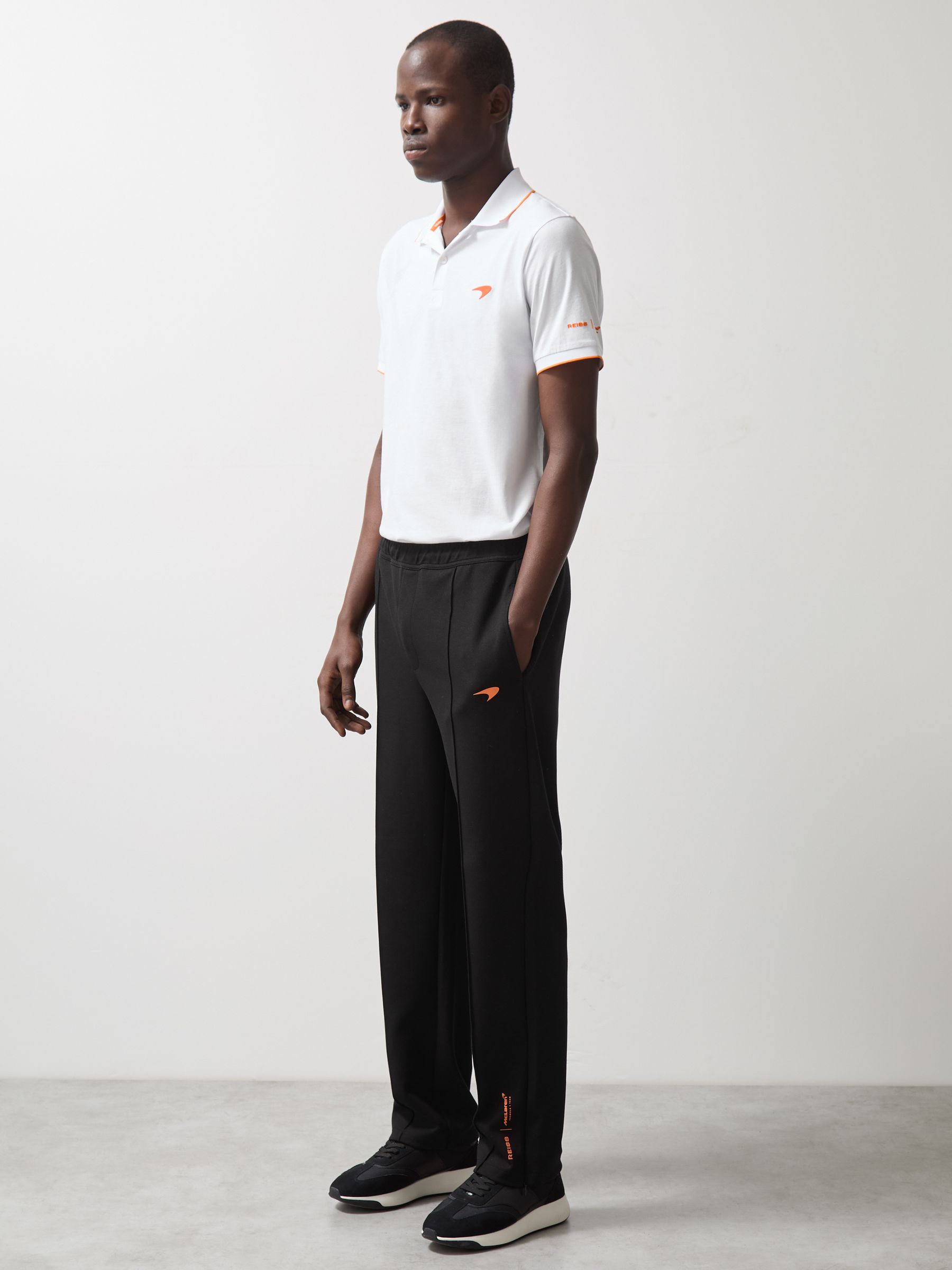 McLaren F1 Team Cotton Polo Shirt in White