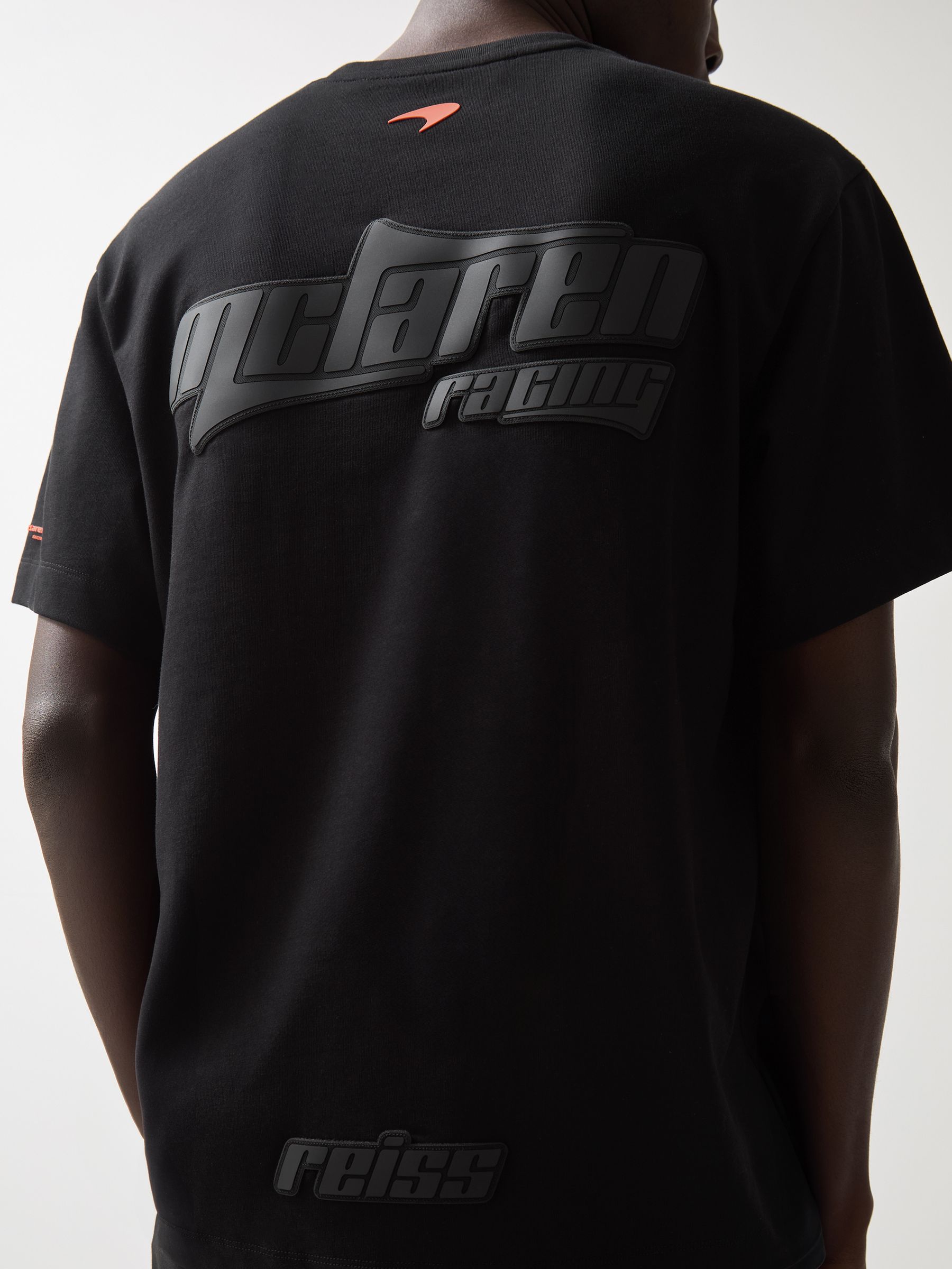 McLaren F1 Team Oversize Unisex Fit Logo T-Shirt in Black