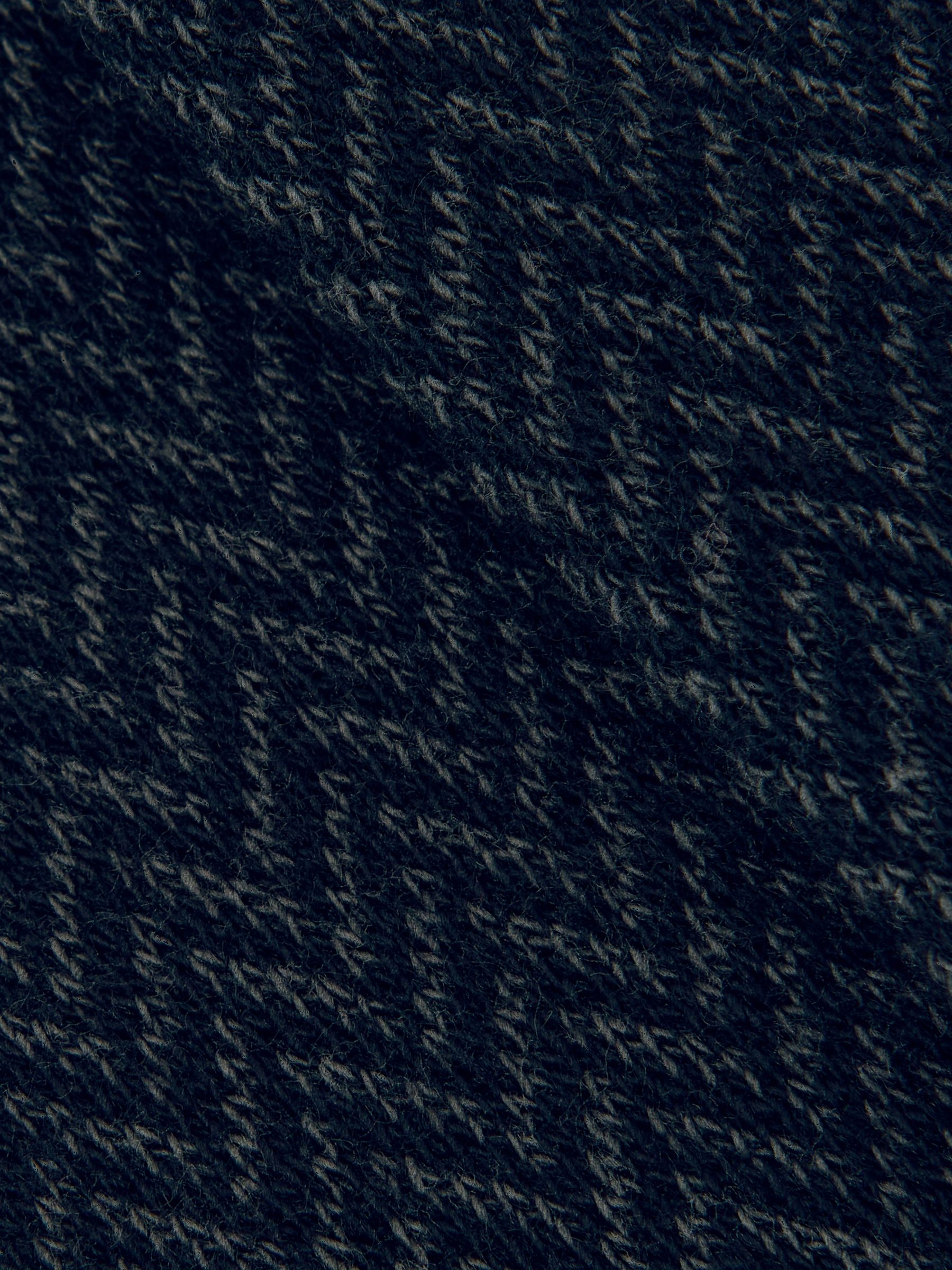 Cotton-Blend Herringbone Socks in Charcoal