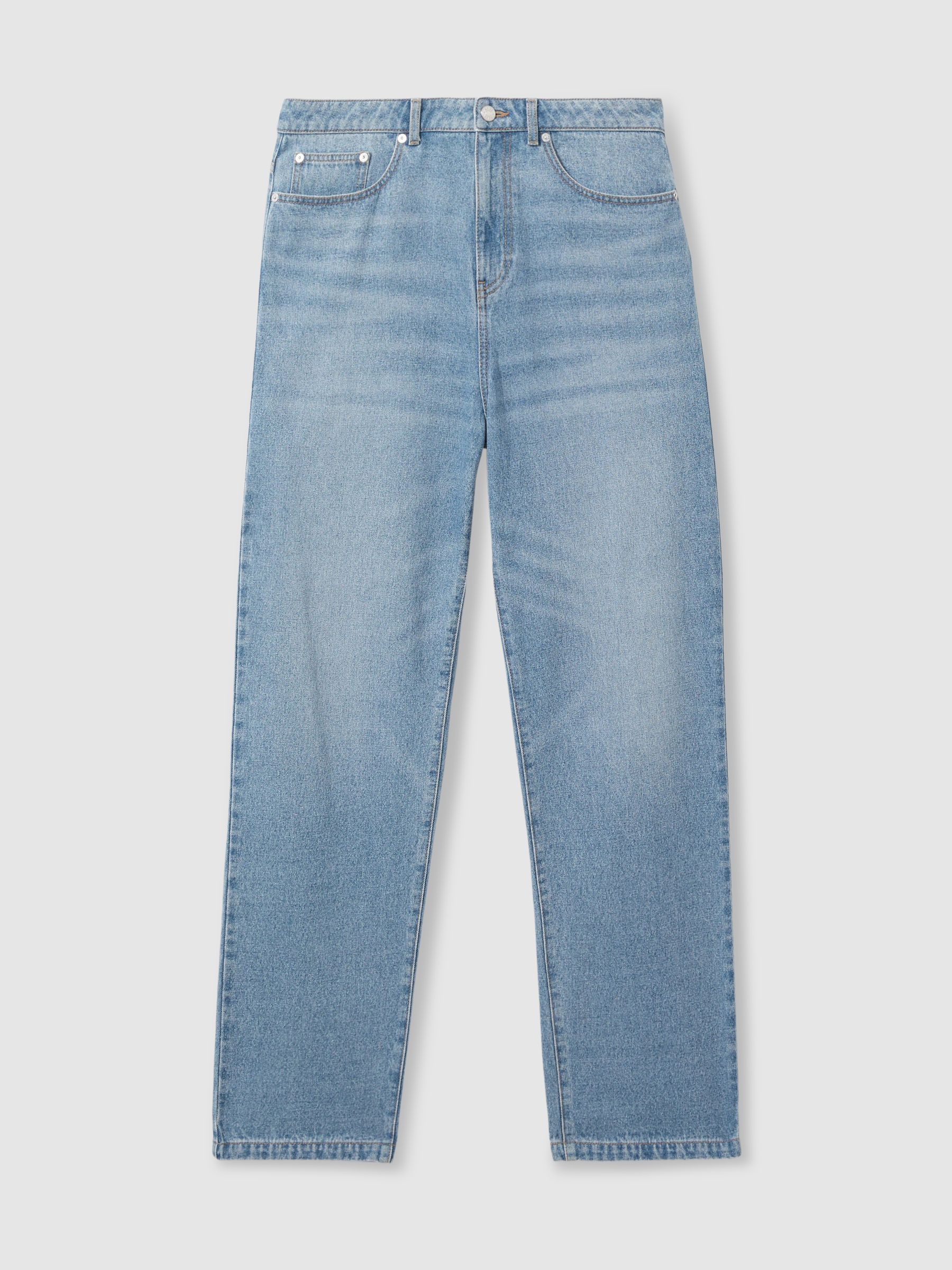 Loose-Fit Jeans in Light Blue Wash
