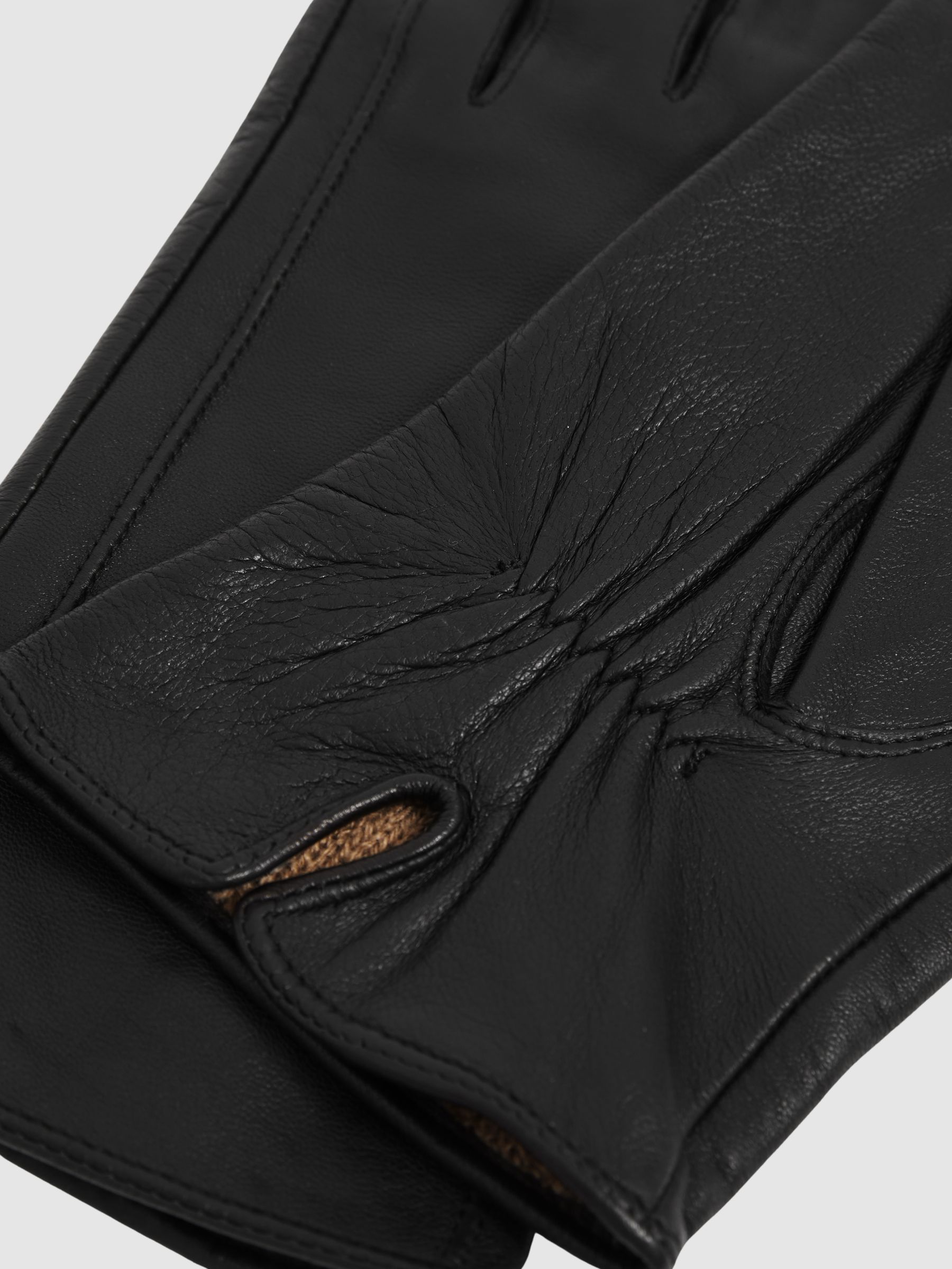 Leather Gloves in Black