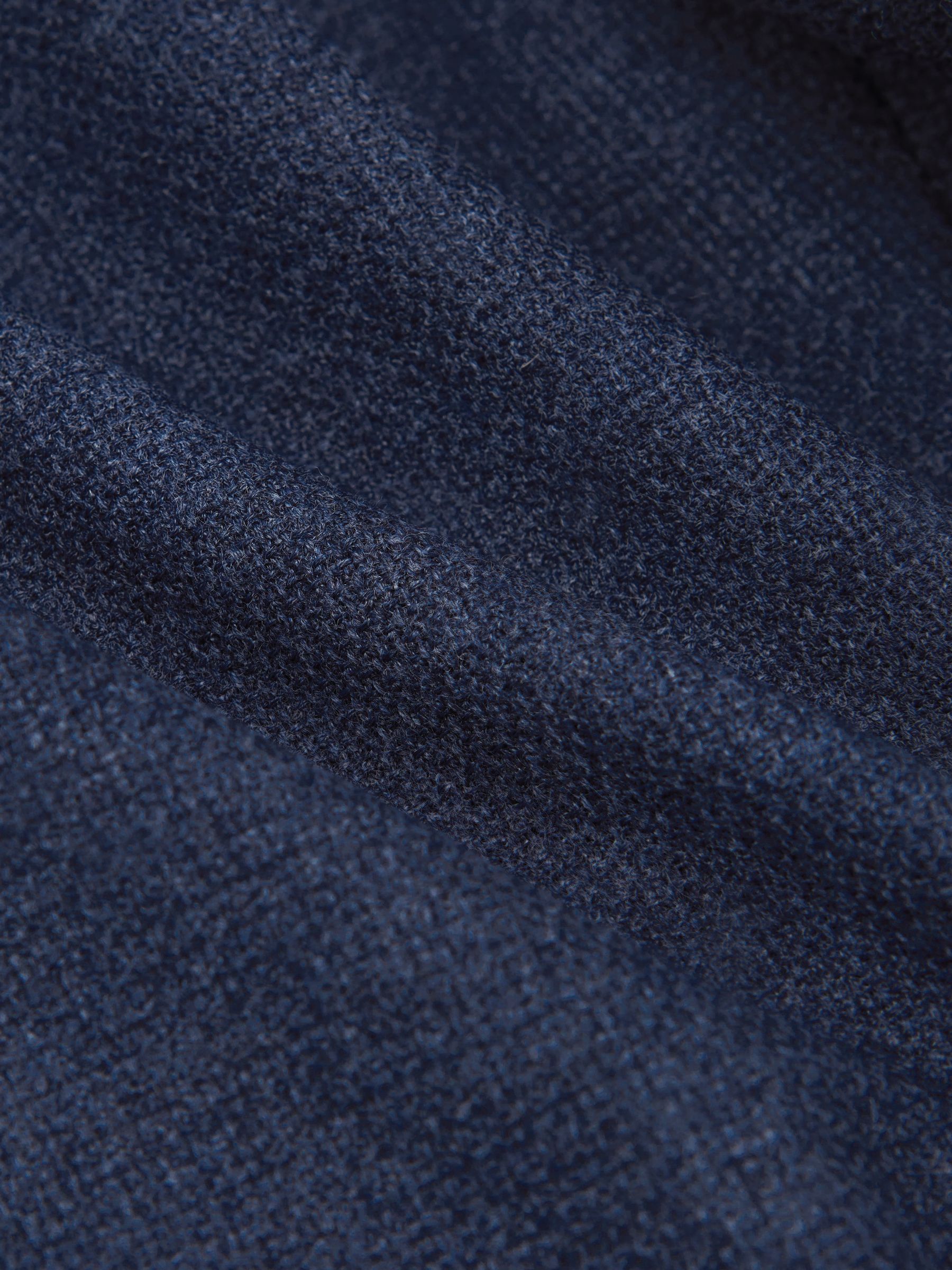 Wool-Blend Double-Breasted Blazer Slim-Fit in Navy