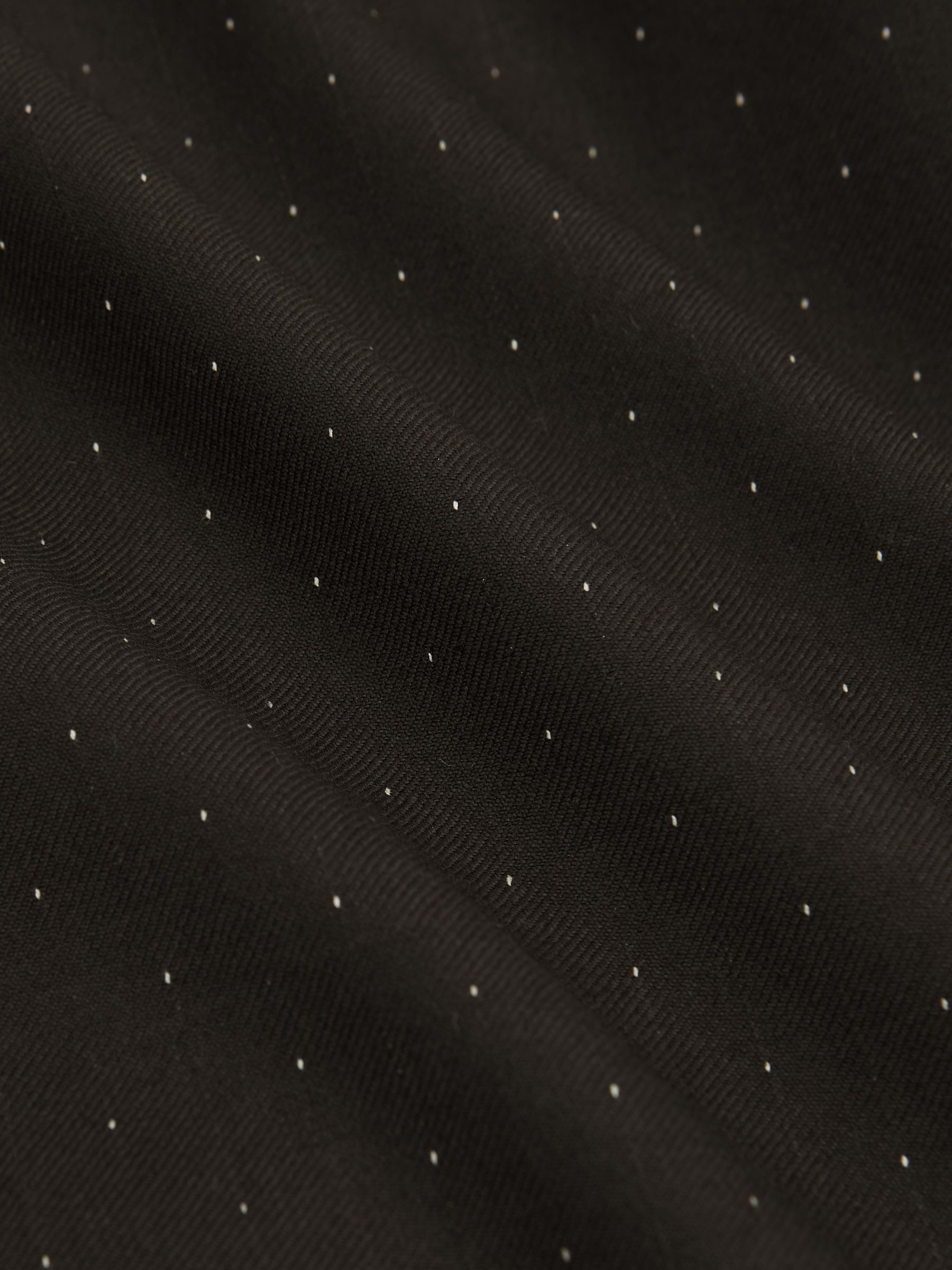 Single-Breasted Polka-Dot Blazer Tailored-Fit Wool-Blend in Brown