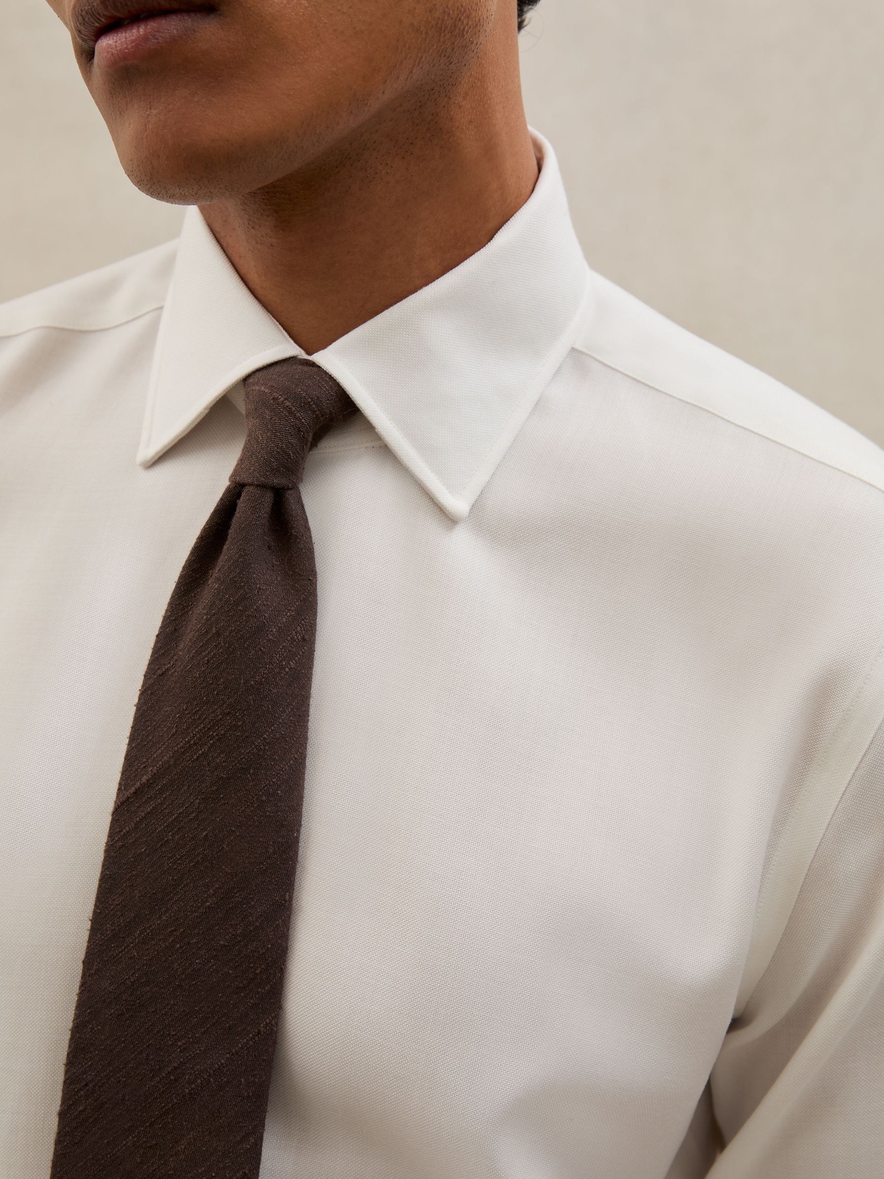 Atelier Wool Regular-Fit Shirt in White