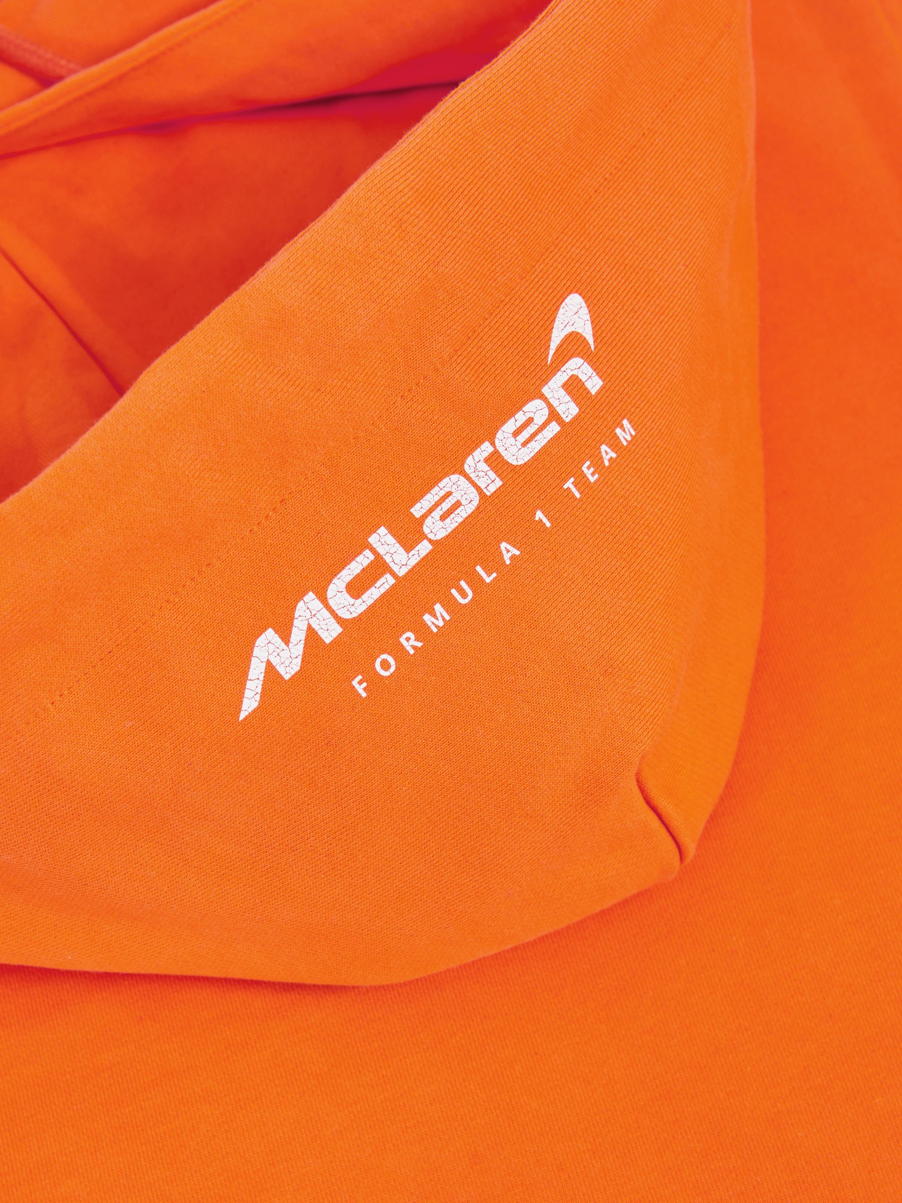 McLaren F1 Team Oversize Toggle Hoodie Unisex Fit in Papaya Orange