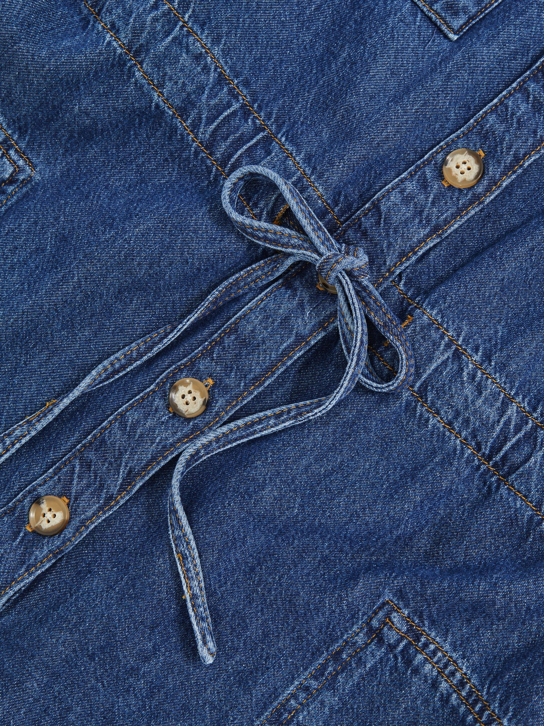 Paige Madigan Romper Jumpsuit in Mid Blue