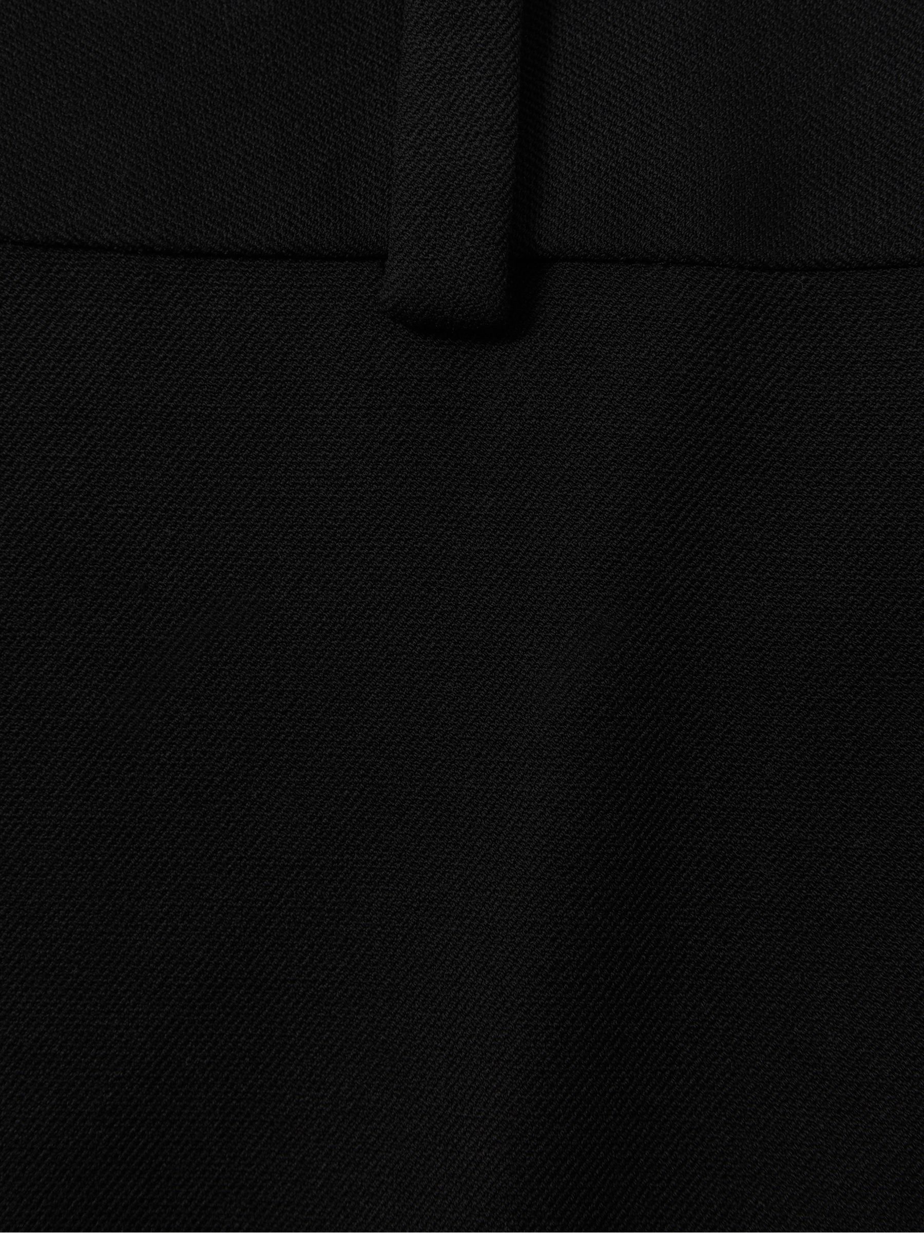 Petite Slim Fit Suit Trousers in Black
