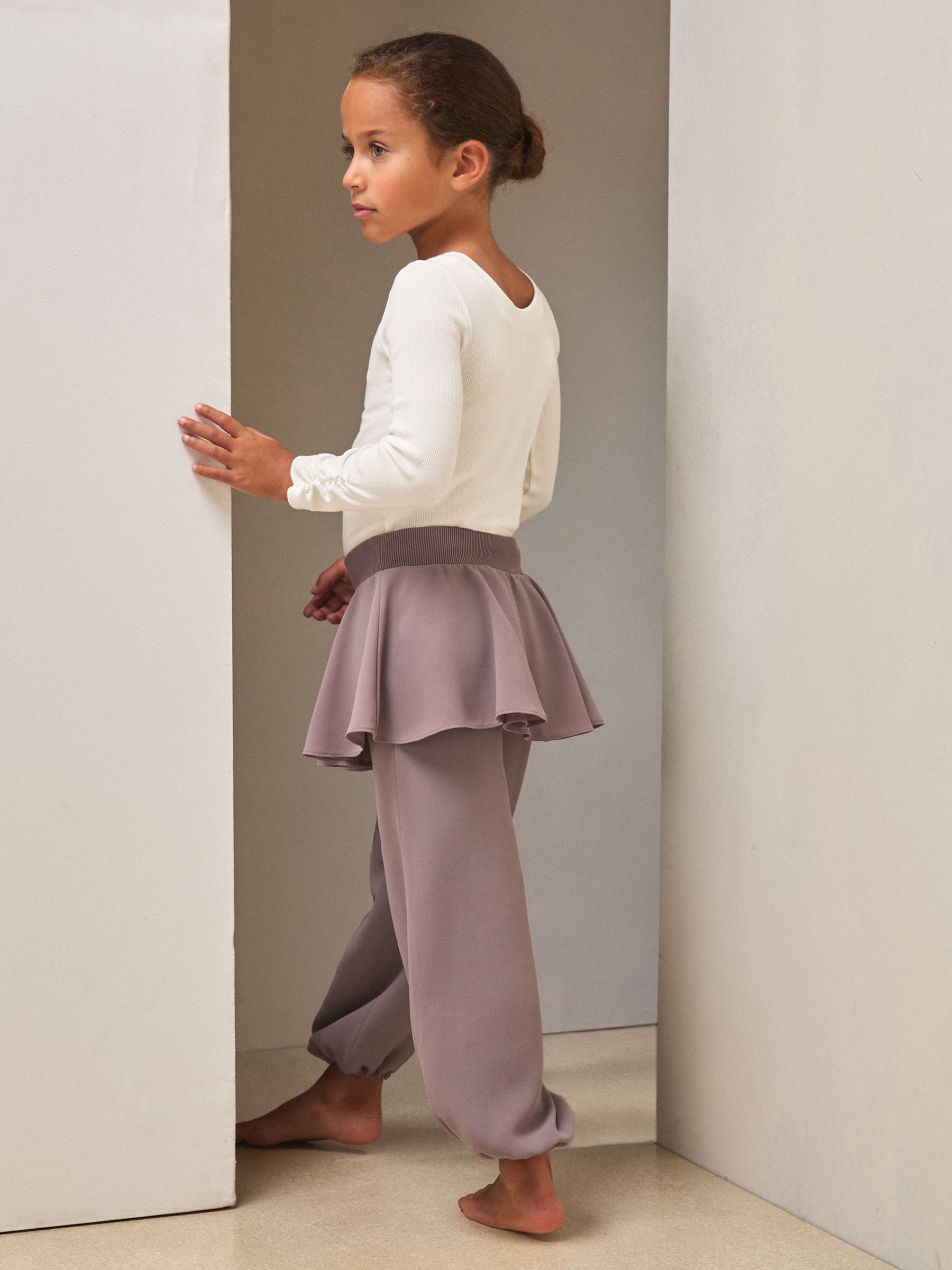 9-13 yrs Reiss | Royal Ballet Skirt Trousers in Mauve
