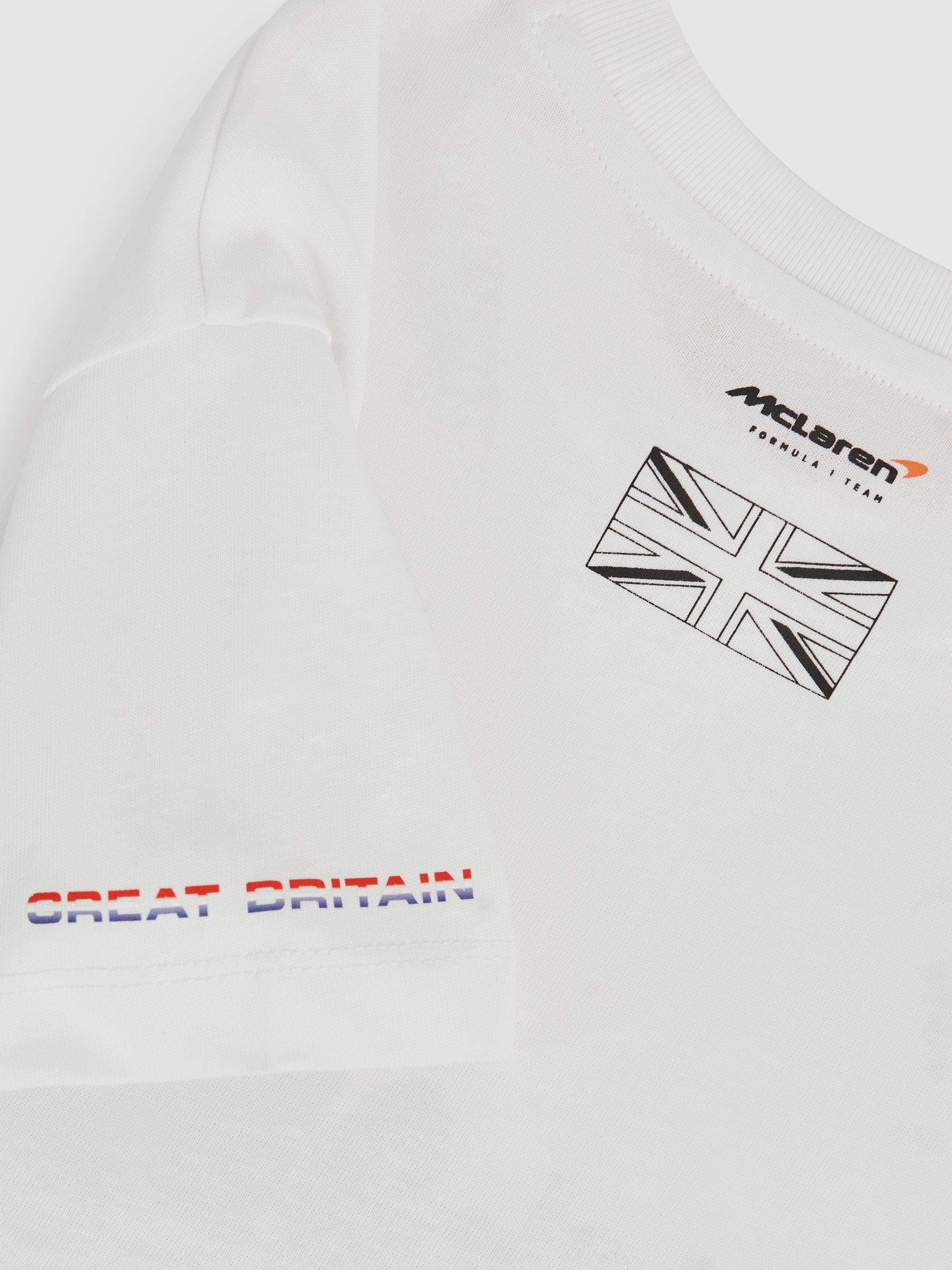 3-9 yrs McLaren F1 Team British GP T-Shirt Unisex Fit in White