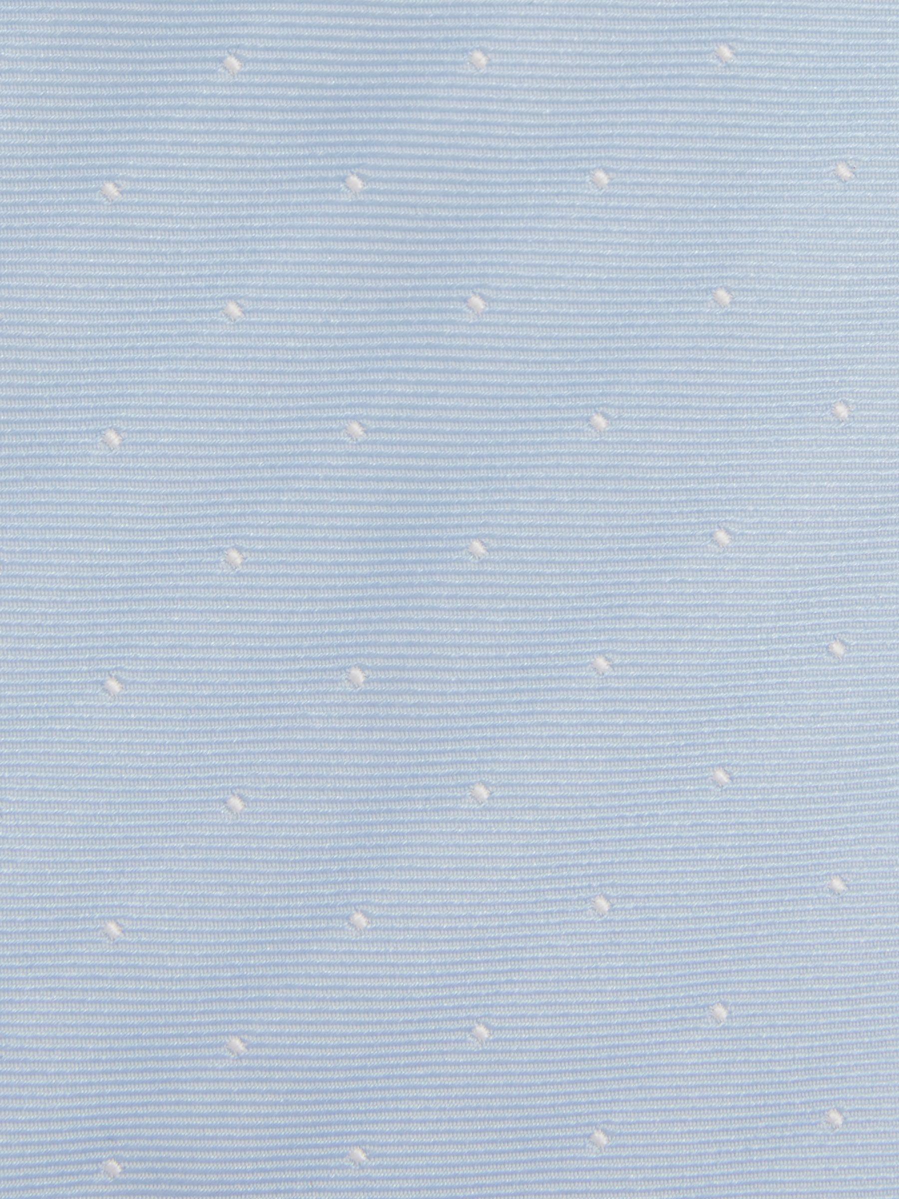 Polka Dot Silk Tie in Light Blue