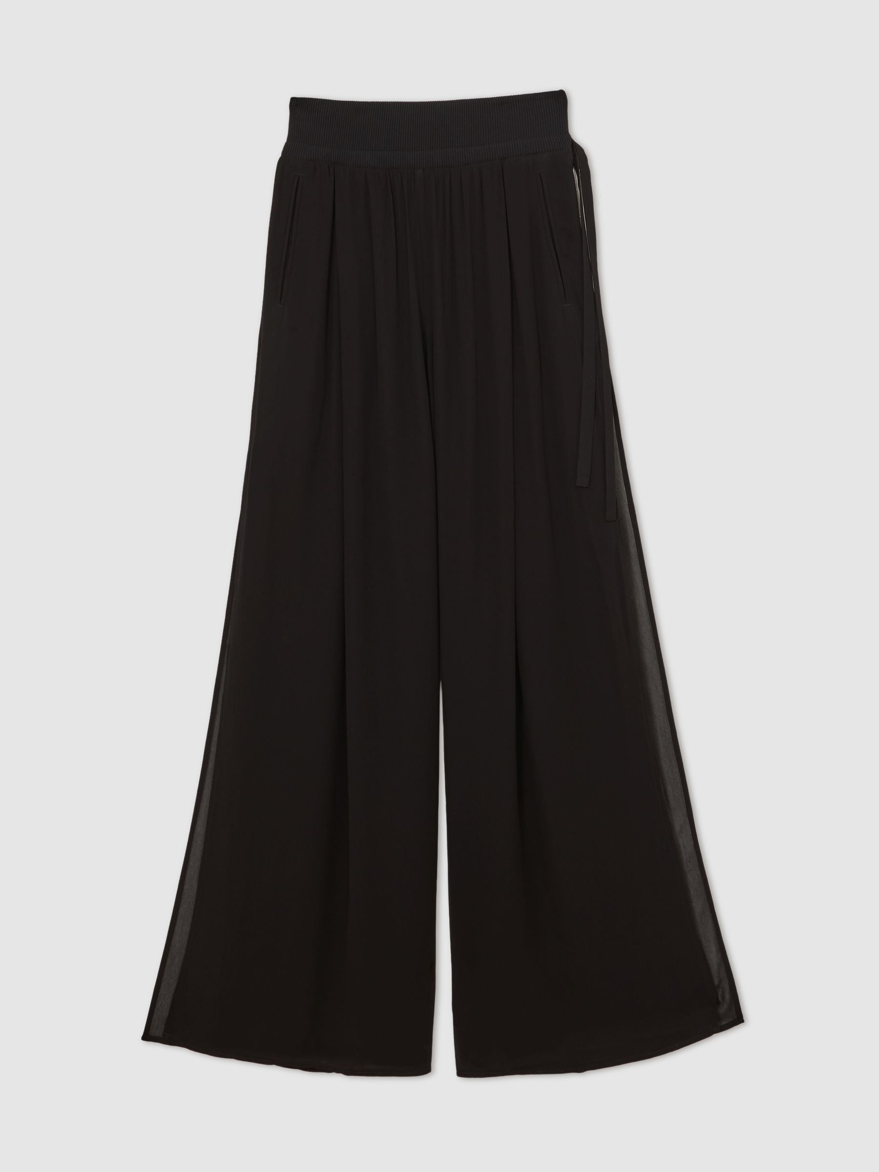 Reiss | Royal Ballet Chiffon Trousers in Black