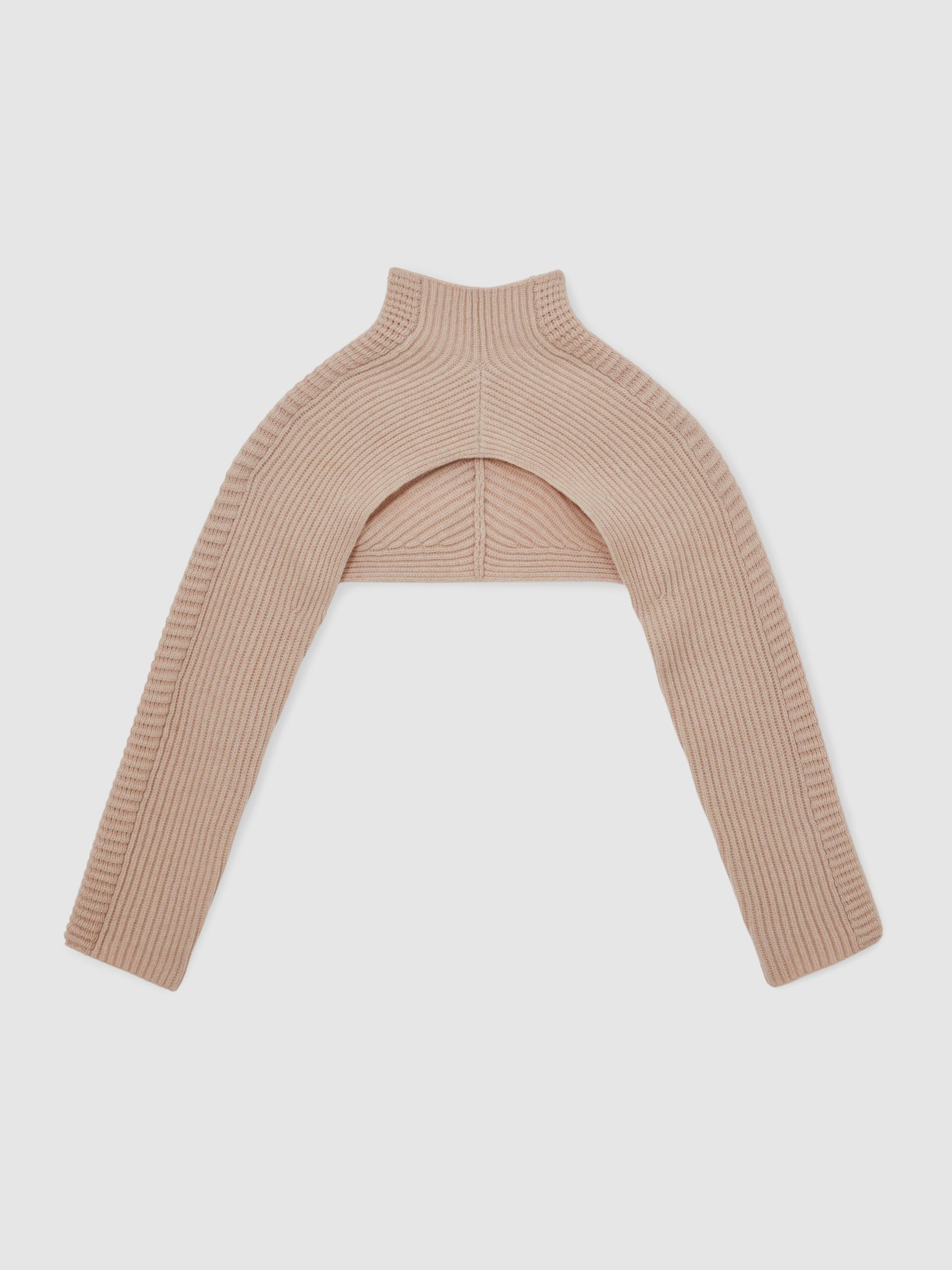 Reiss | Royal Ballet Cropped Jumper in Blush Pink