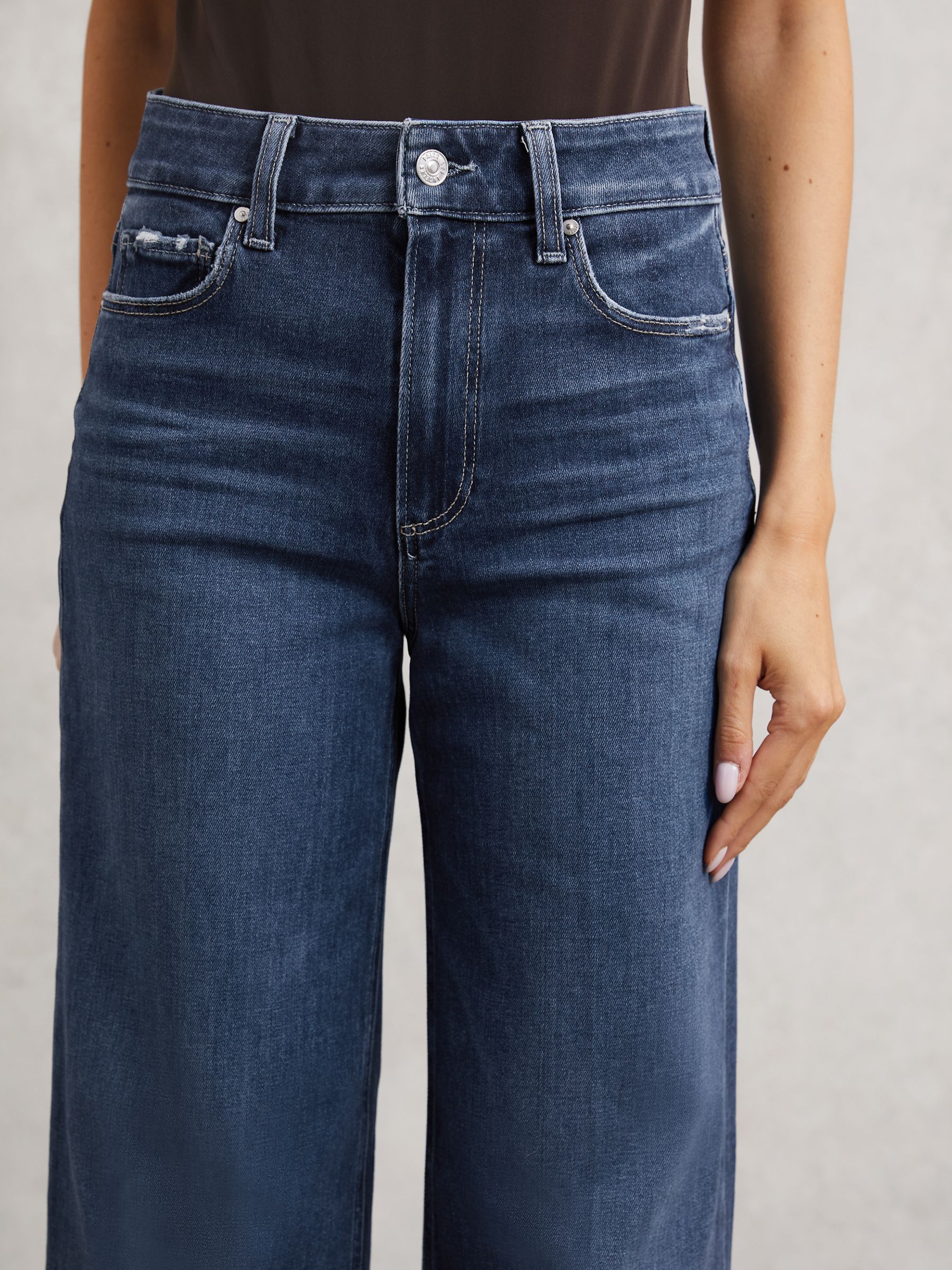 Paige Anessa Jeans in Mid Blue