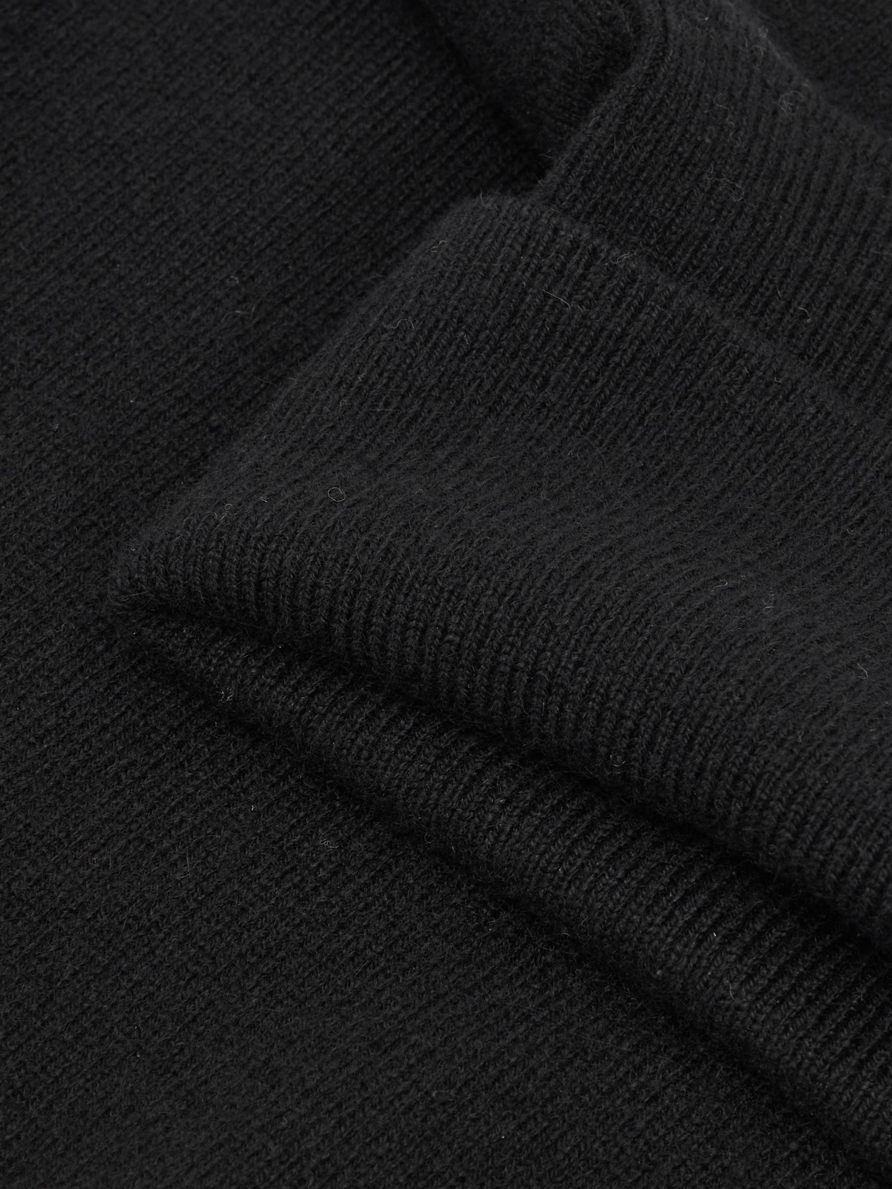 Atelier 100% Cashmere Roll-Neck Jumper in Black