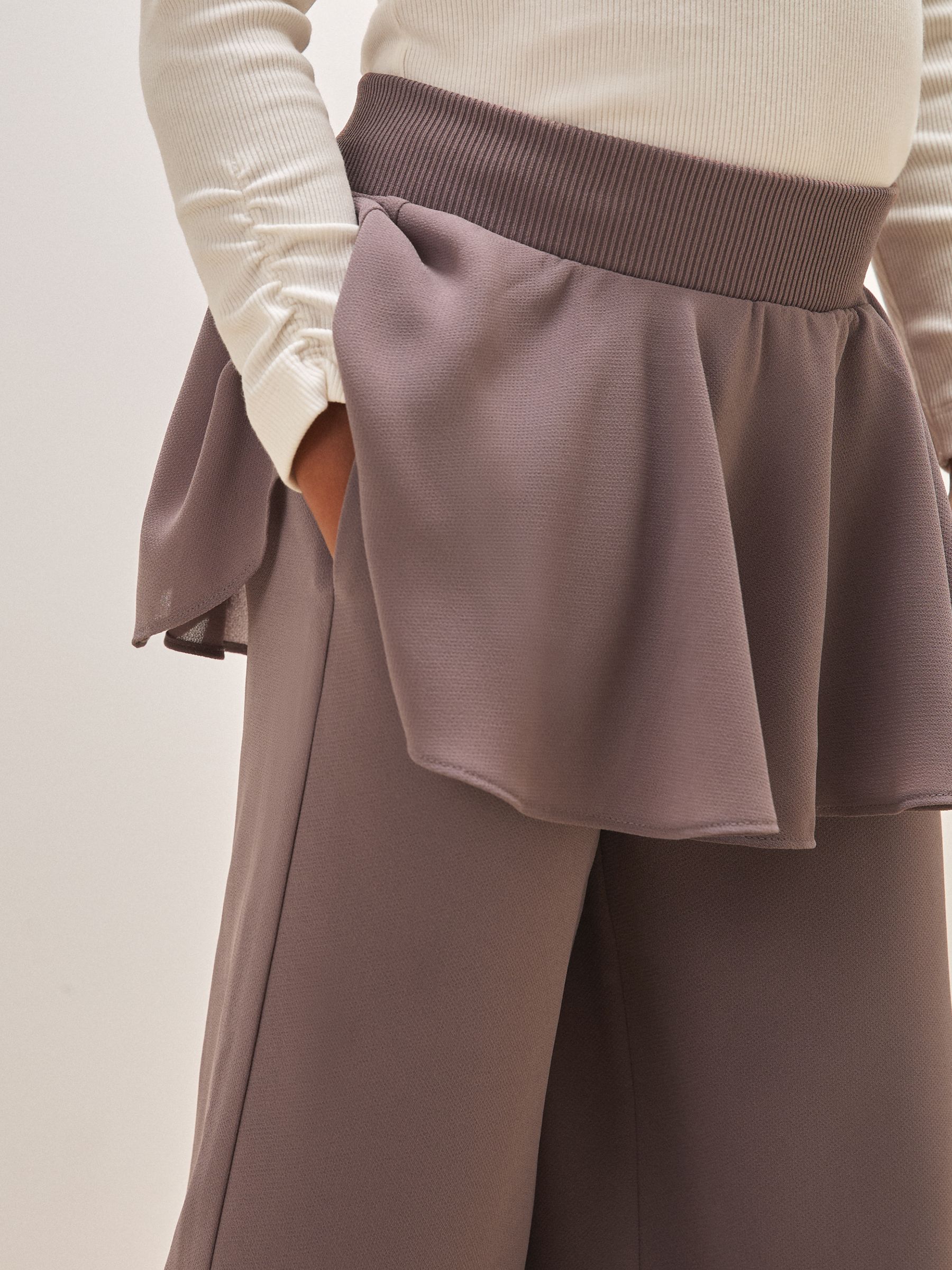13-14 yrs Reiss | Royal Ballet Skirt Trousers in Mauve