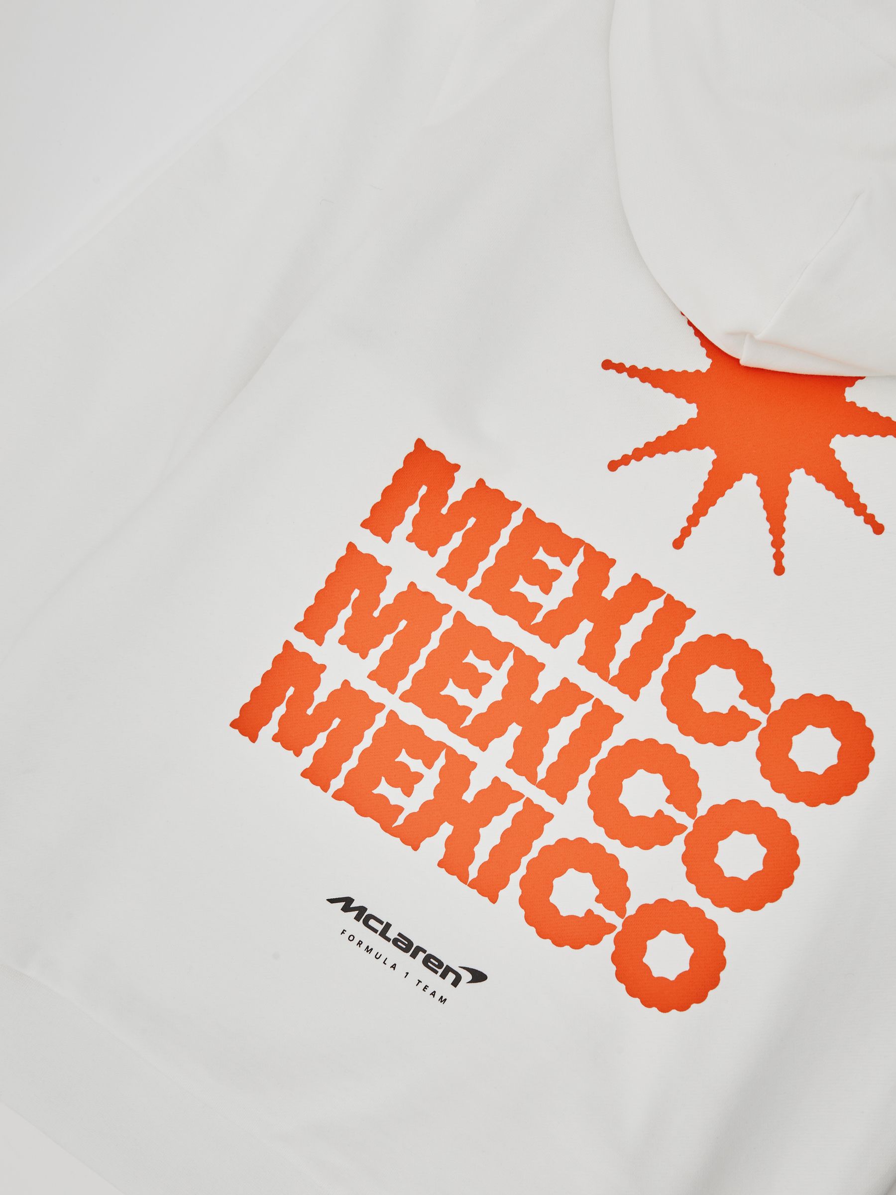 McLaren F1 Team Mexico City Hoodie Unisex Fit in White
