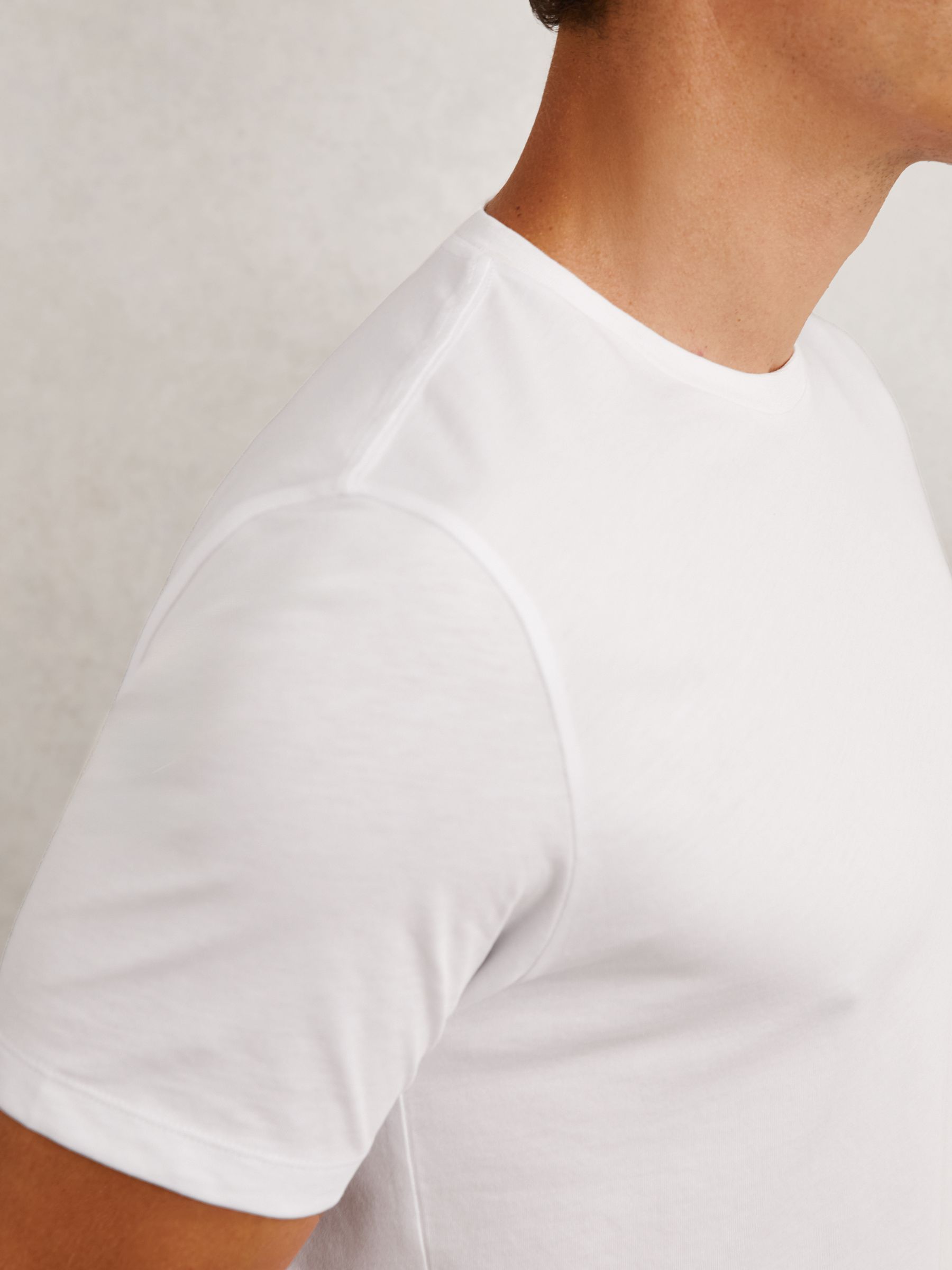 Cotton Crew-Neck T-Shirt in White